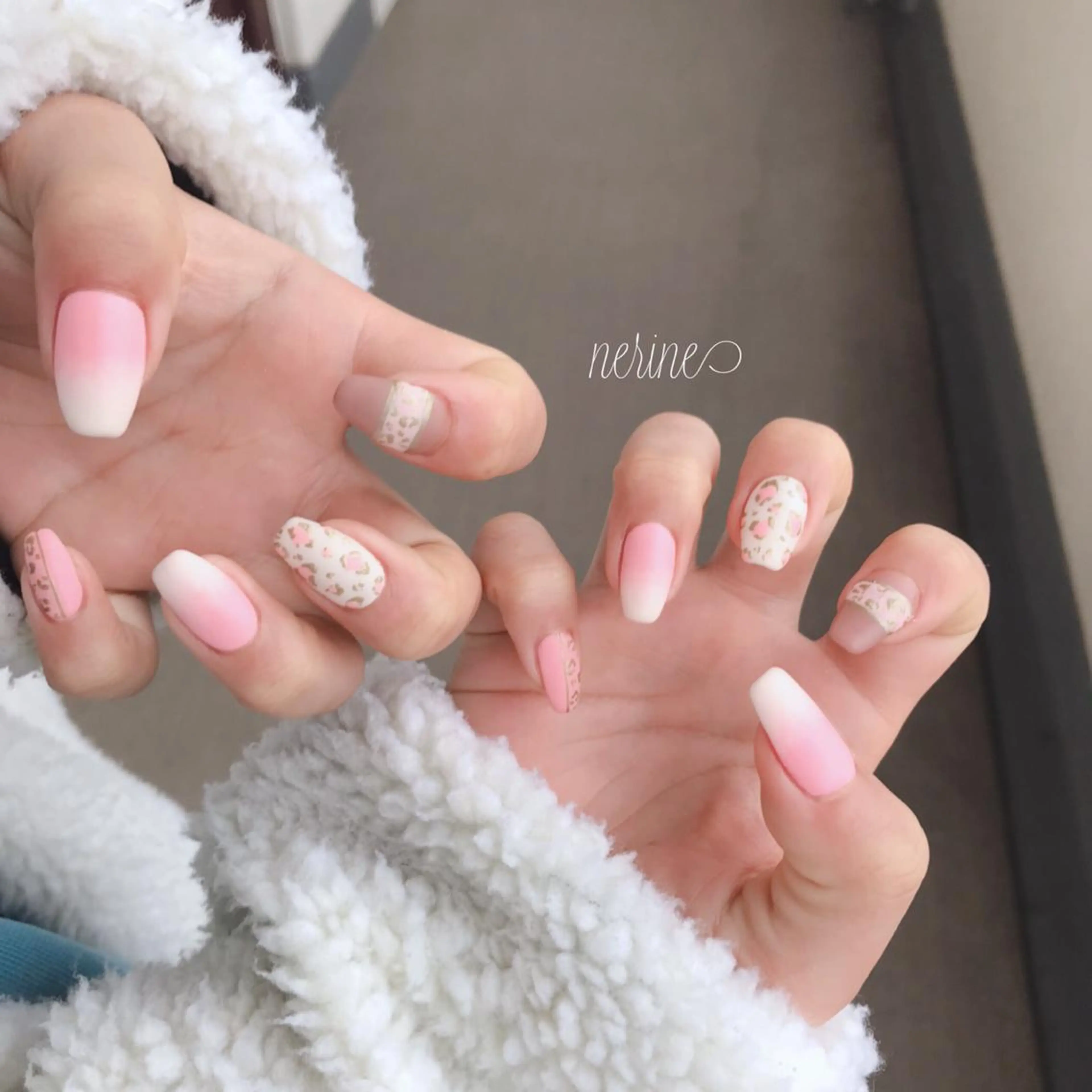 ネイル マットネイル ハンドネイル NAILST Naomiのネイルデザイン