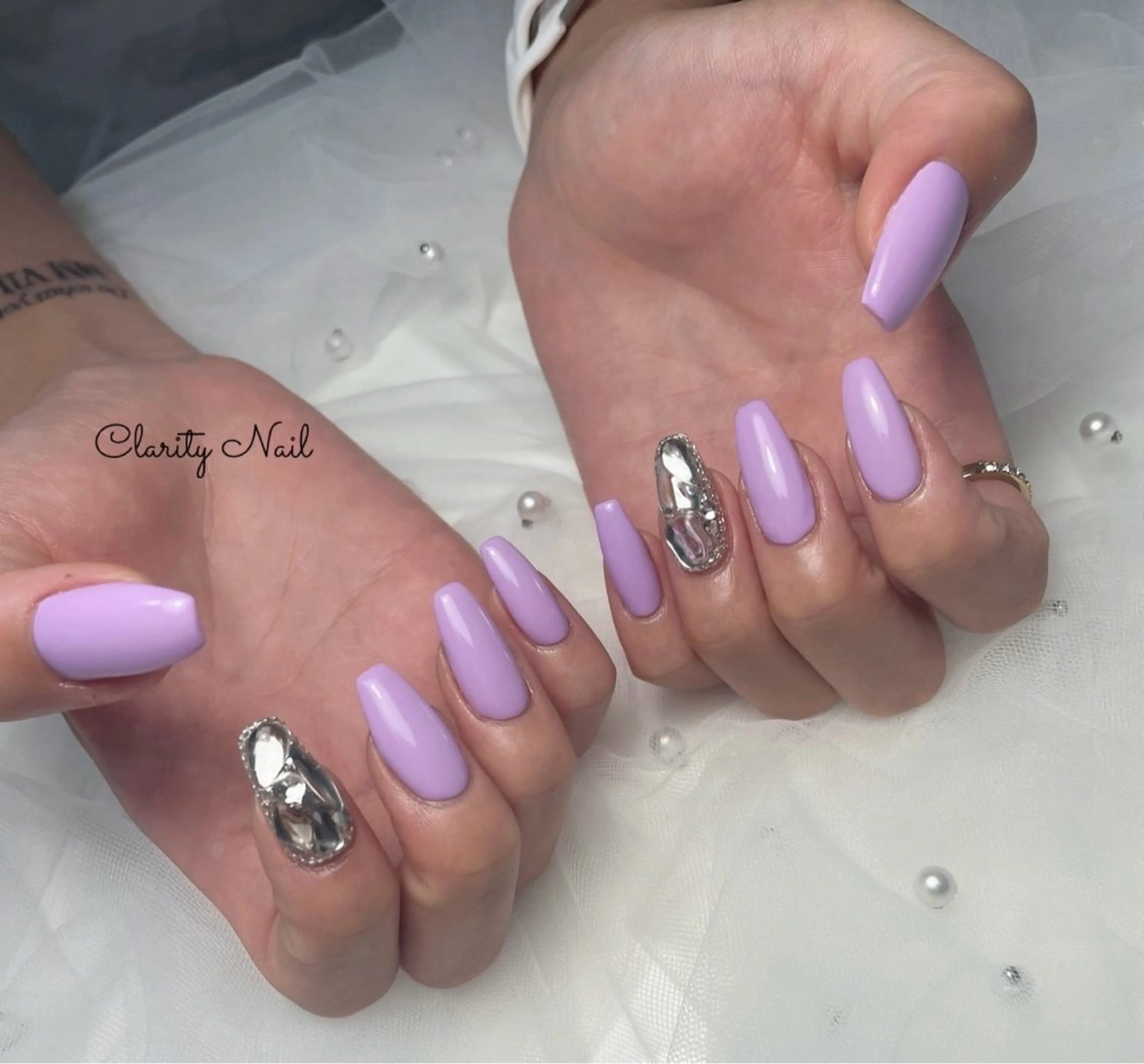 ネイル アートネイル 持ち込み ハンドネイル Clarity Nailのネイルデザイン