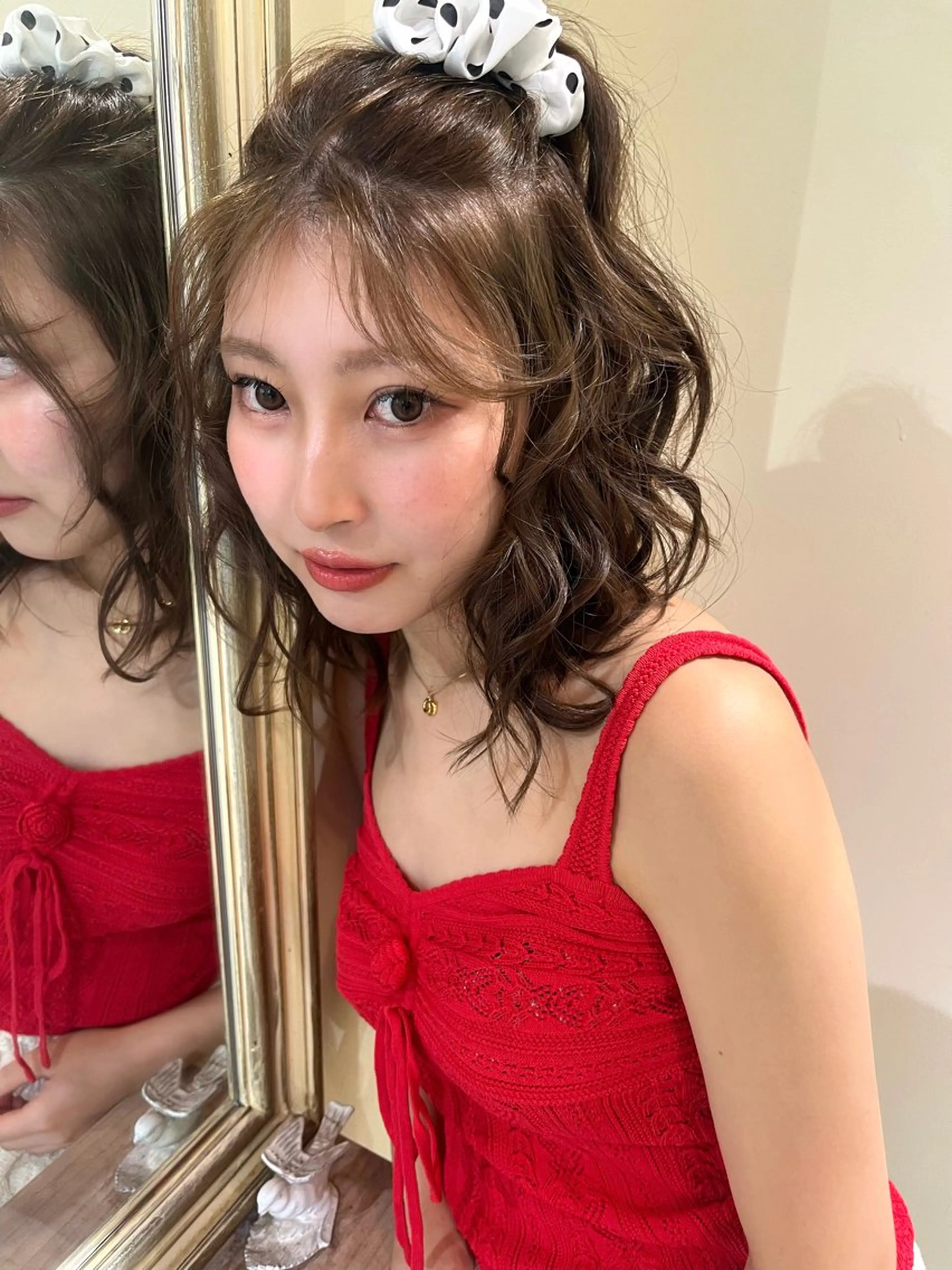 ミディアム カラー ヘアアレンジ ヘアカラー カットモデル募集🤍 🐇anzuのヘアスタイル