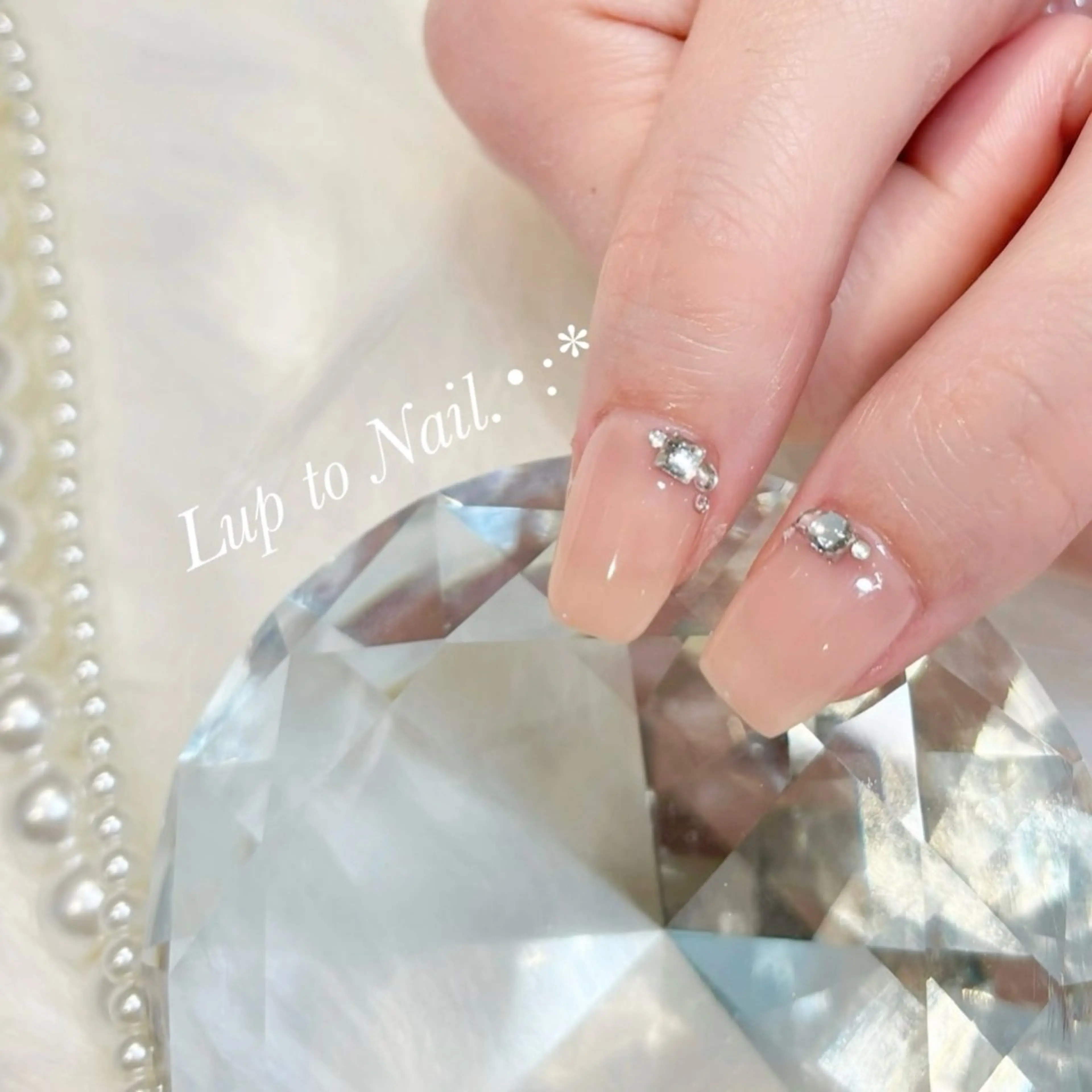 ネイル オフィスネイル 春ネイル ハンドネイル Lupto　Nail 【リップトゥネイル】のネイルデザイン