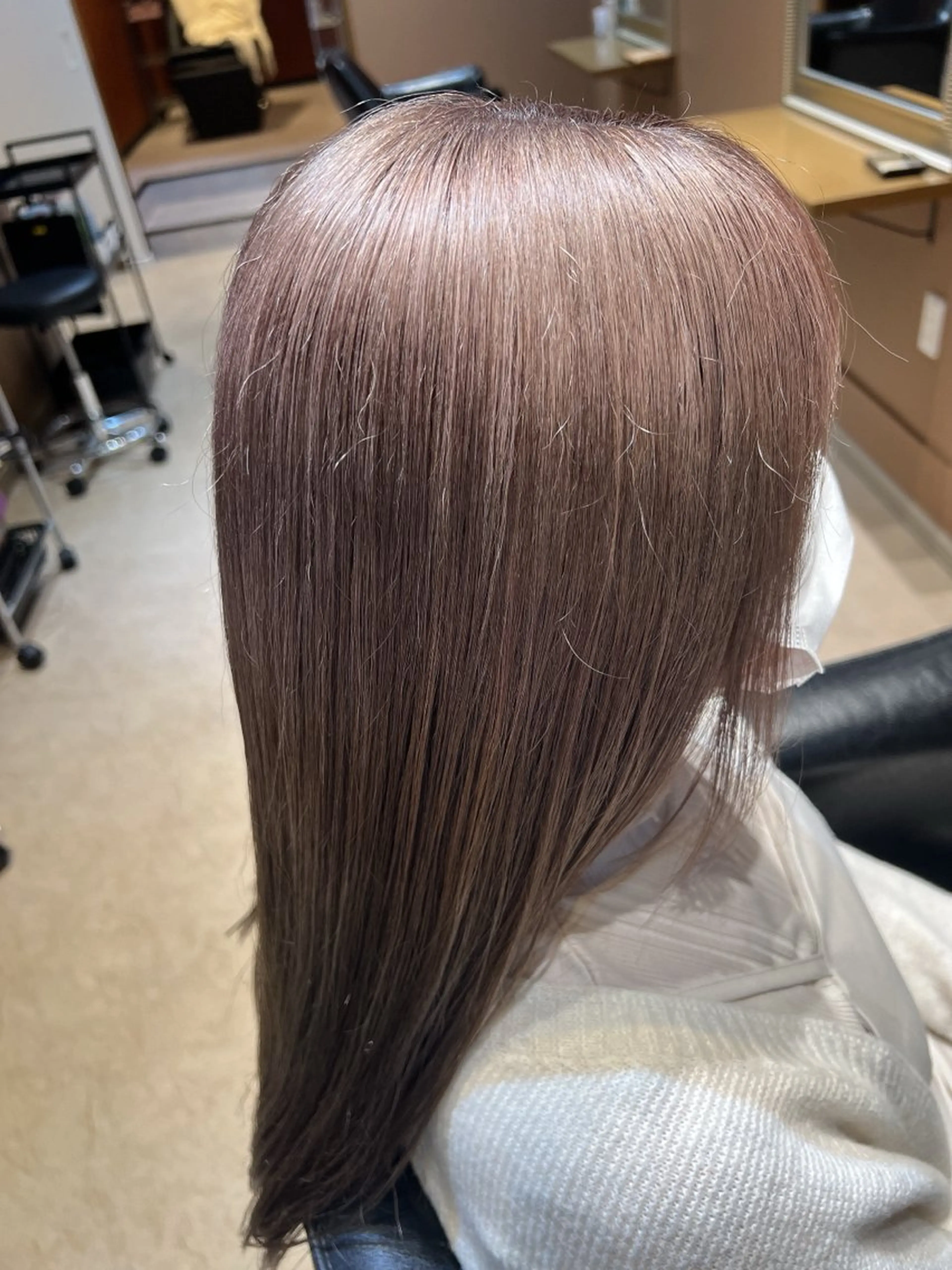 ロング カラー ベージュカラー ピンクカラー ピンクベージュ keita💫暖色系 💫ハイトーン💫のヘアスタイル