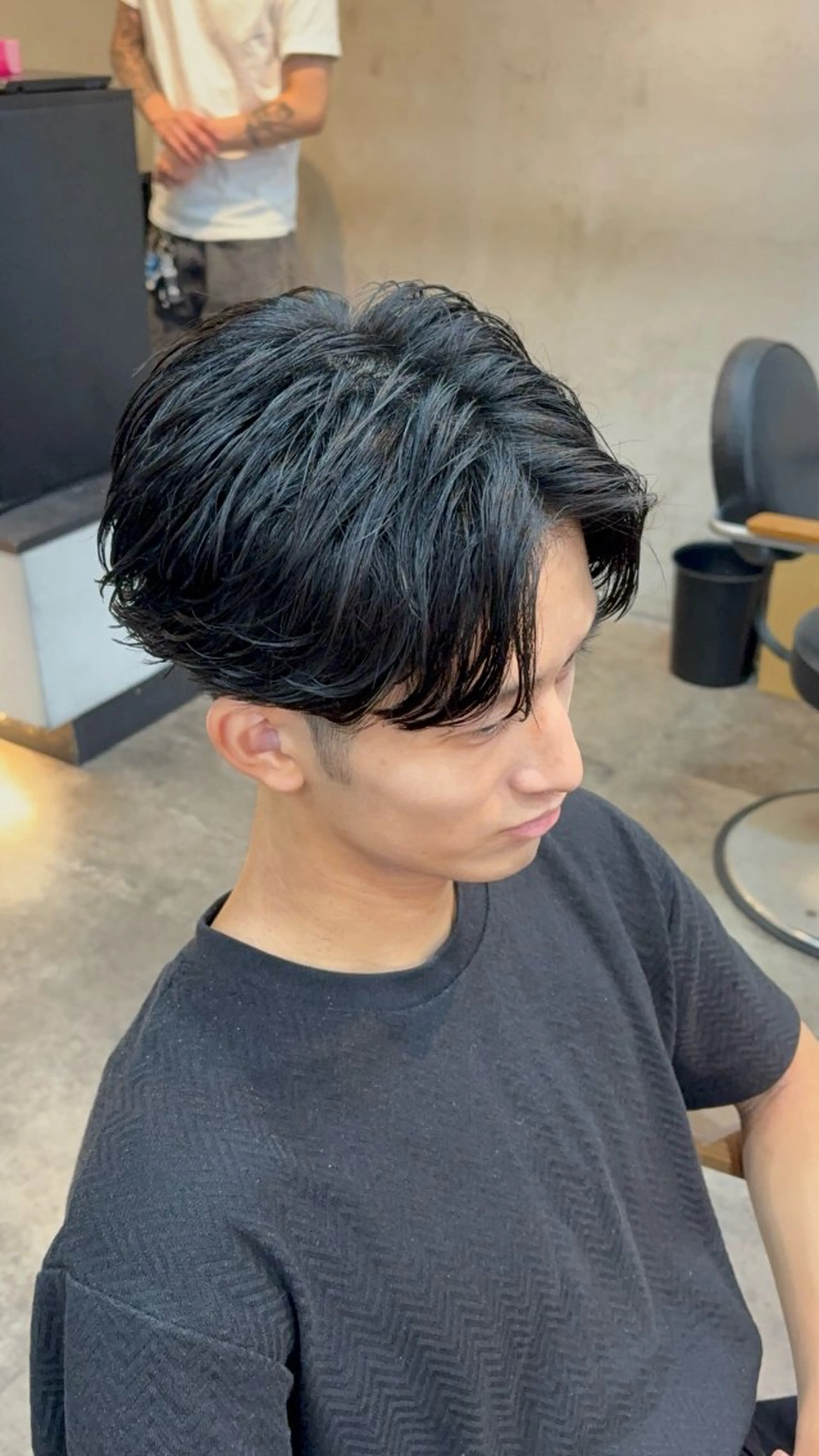 メンズ パーマ men's salon gaudi梅田茶屋町店所属・青木 星翔のヘアスタイル