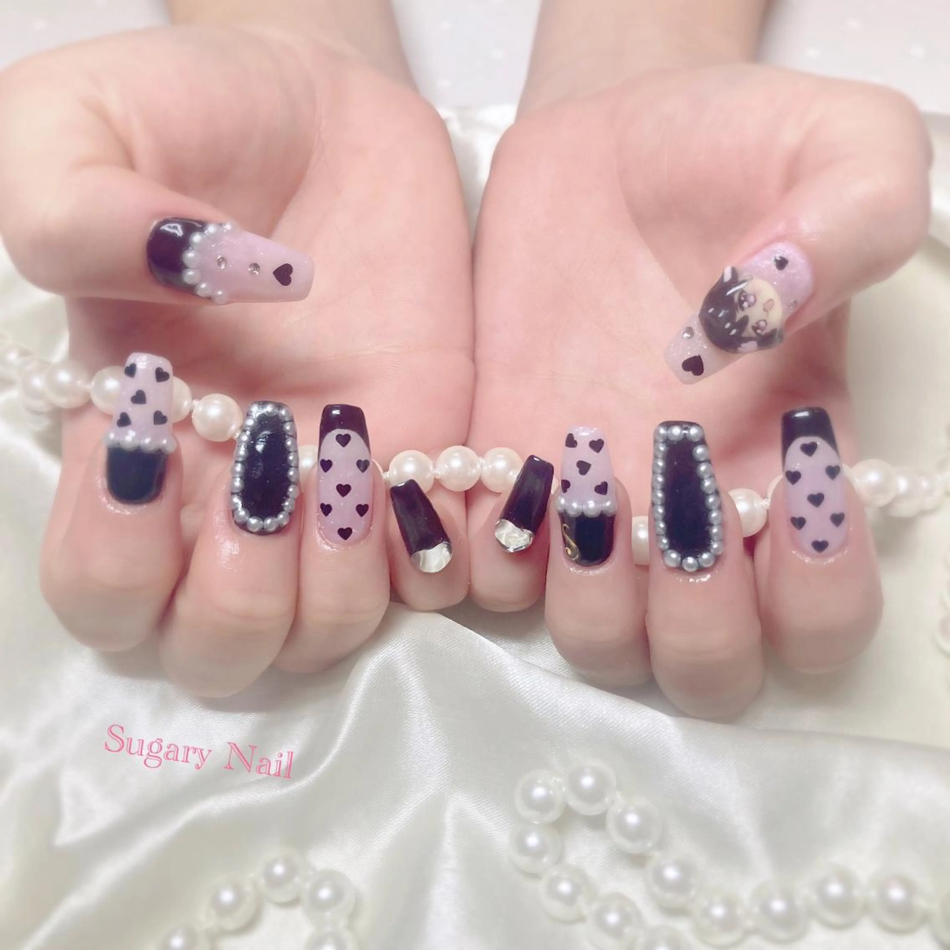 ネイル アートネイル ハンドネイル フットネイル SugaryNail Rinaのネイルデザイン