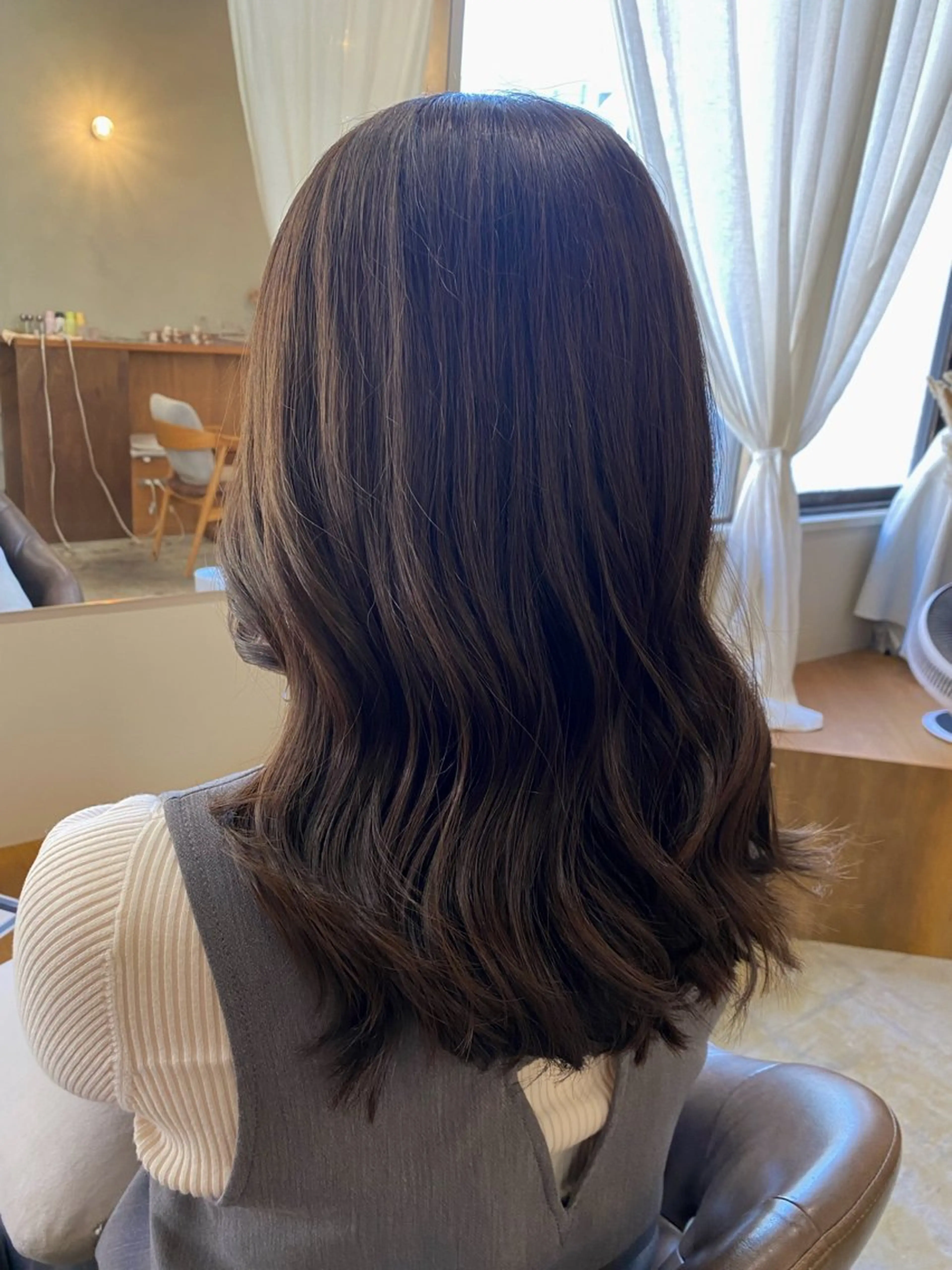 セミロング ヘアカラー トリートメント 🌻花屋併設🌻濱 幸帆のヘアスタイル
