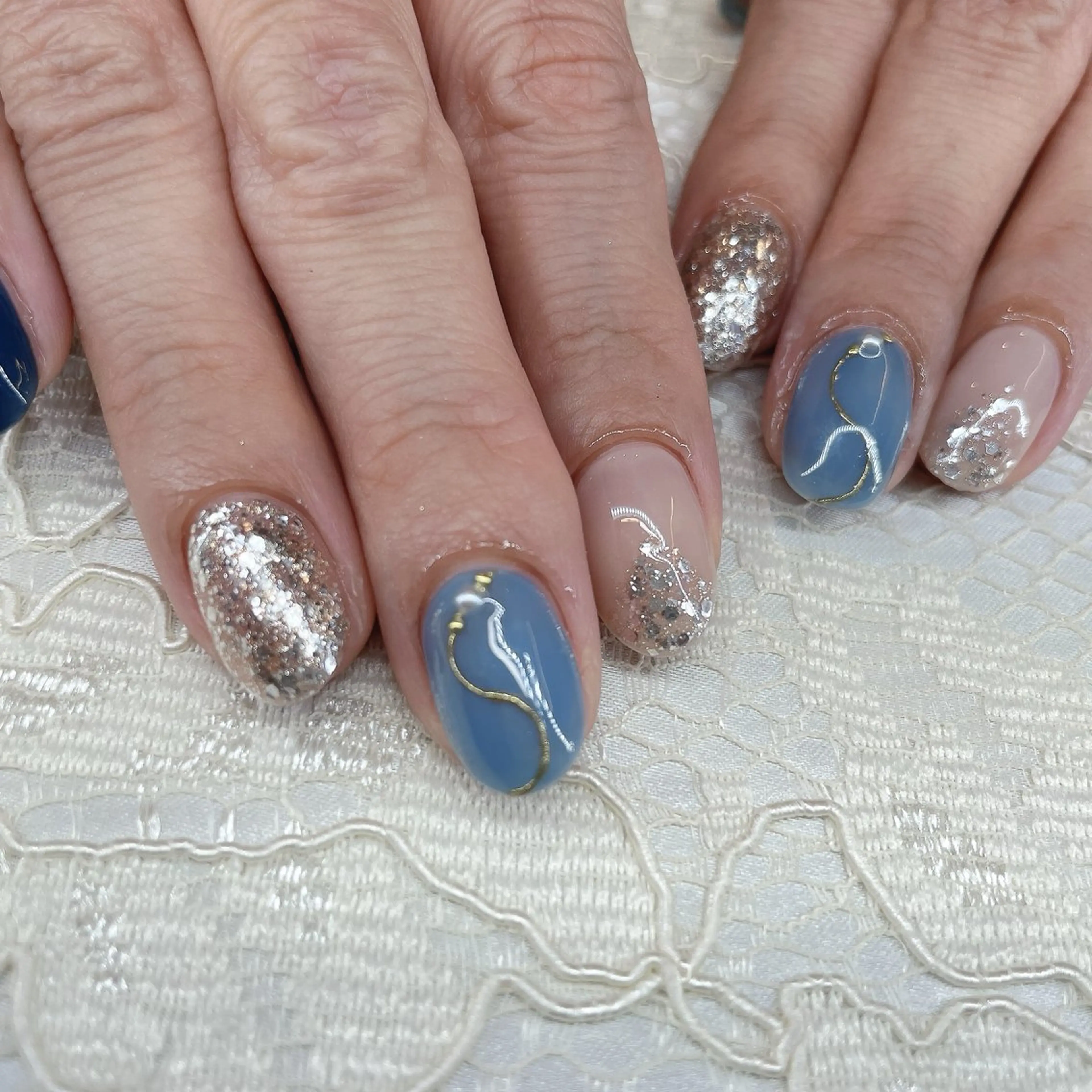 ネイル Aube Nail 佐藤のネイルデザイン