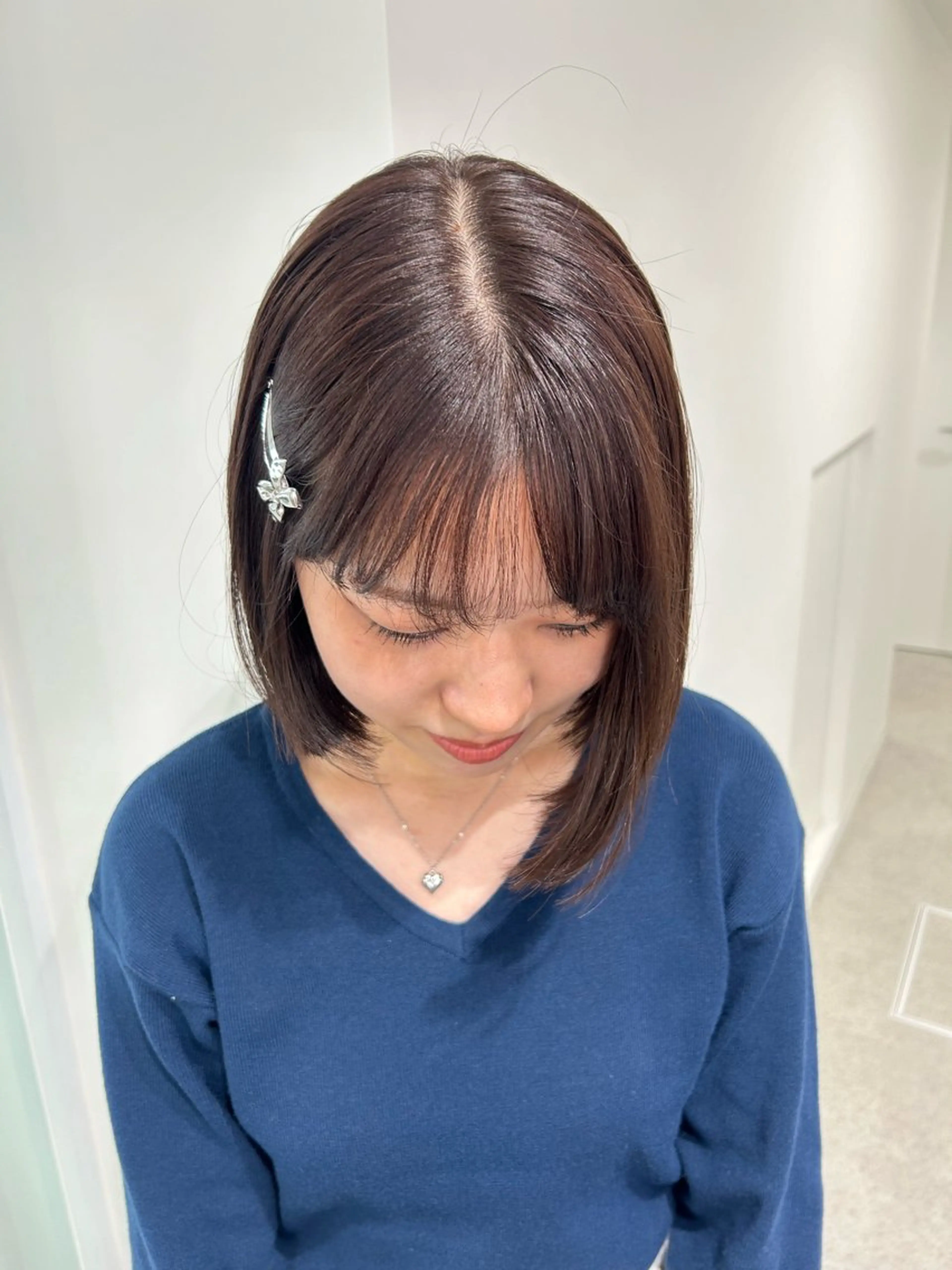 ショート カラー 愛結 暖色カラー🎀🩰のヘアスタイル