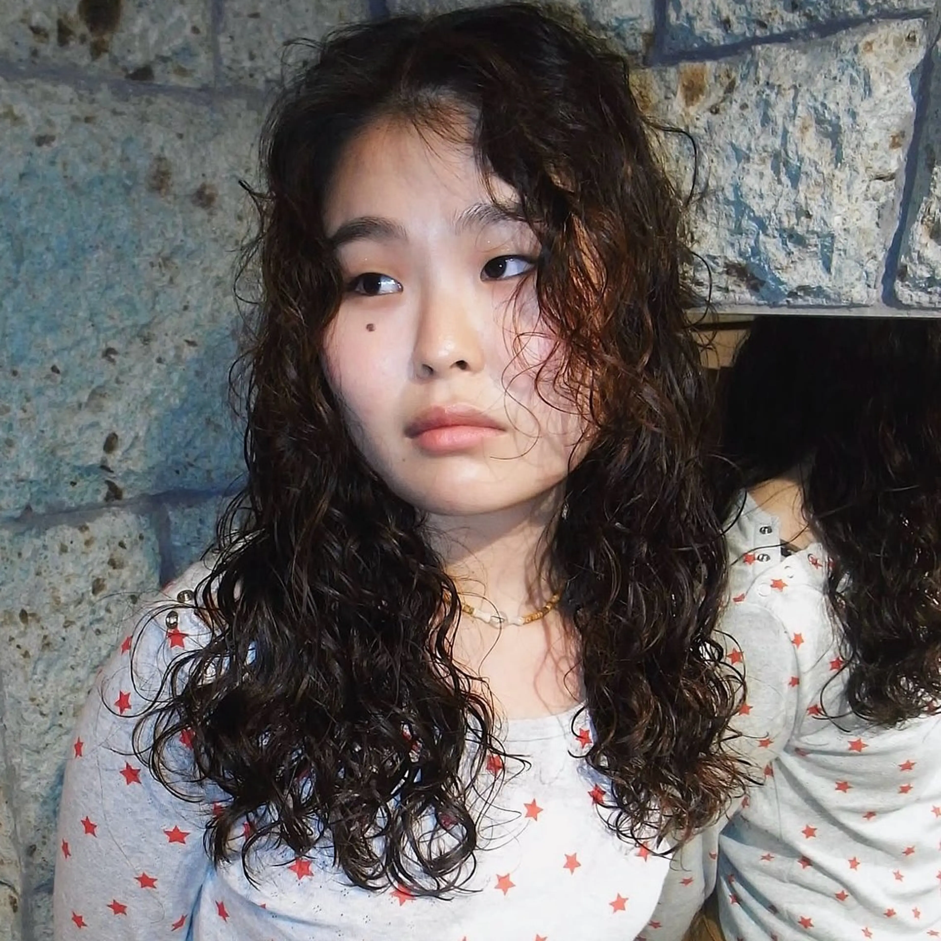 ロング パーマ カット パーマ トリートメント 楪所属・チヒロ/ショートヘア /パーマのヘアスタイル