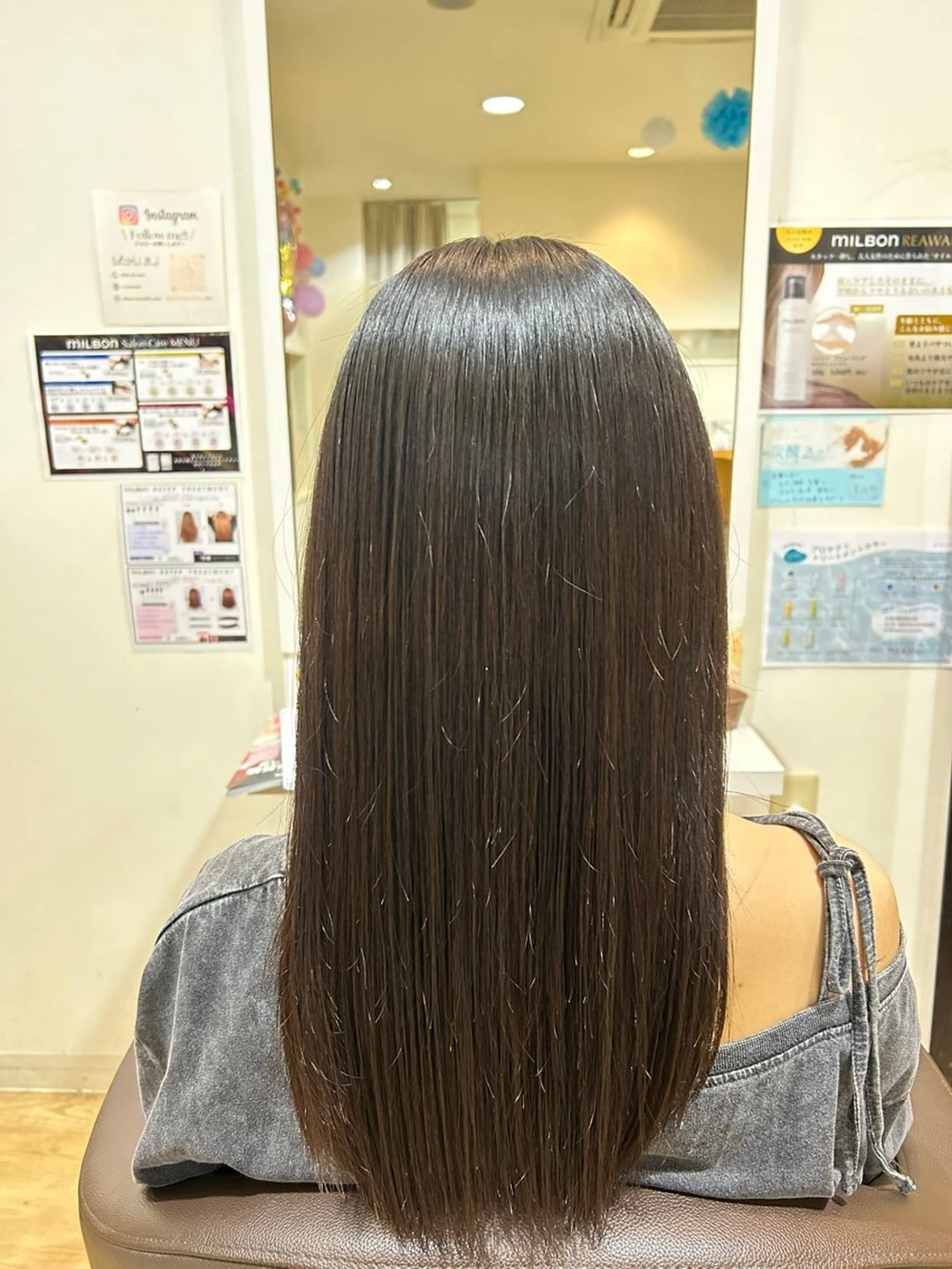 ロング 💫ツヤ感カラー💫 吉川清保/白髪ぼかしのヘアスタイル
