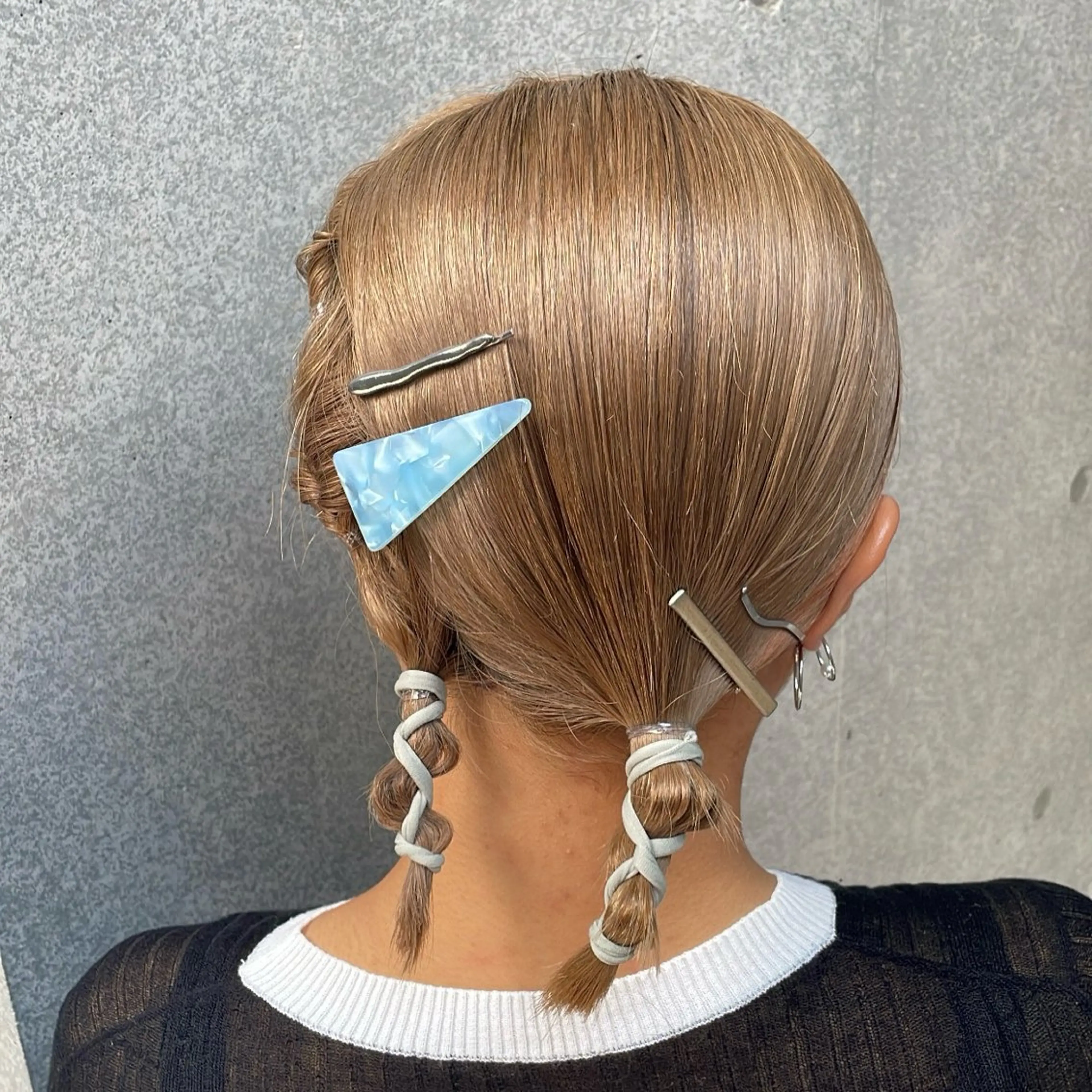 ロング ヘアアレンジ ヘアセット 透明感カラー/ アレンジ/篠崎渚彩のヘアスタイル