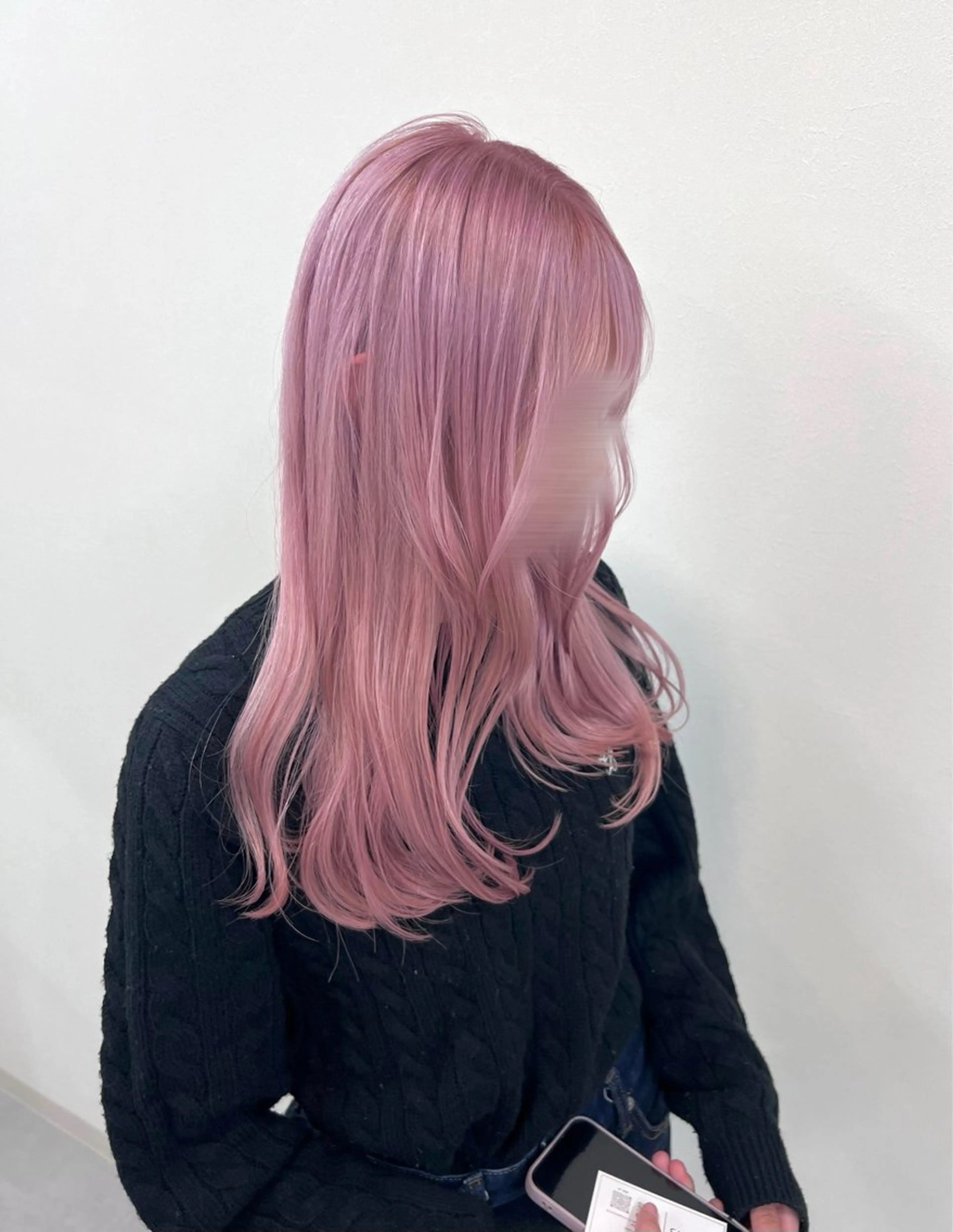 ロング カラー ベージュカラー ブリーチ ケアブリーチ ピンクカラー ピンクベージュ ヘアカラー ブリーチカラー🦋‪ 田中さくらのヘアスタイル