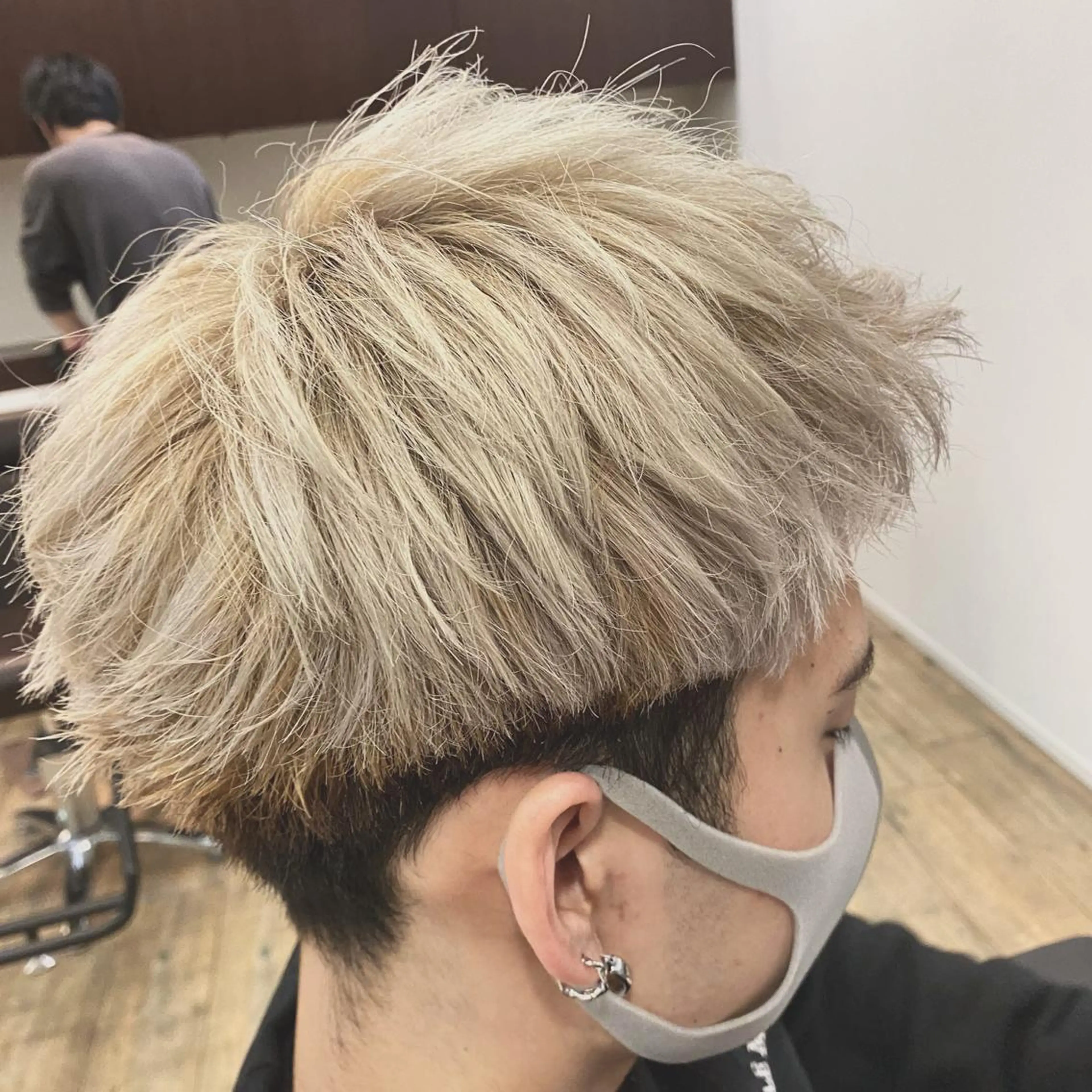 ショート カラー メンズ 銀座骨格診断似合わせ 美容師中島年紀のヘアスタイル