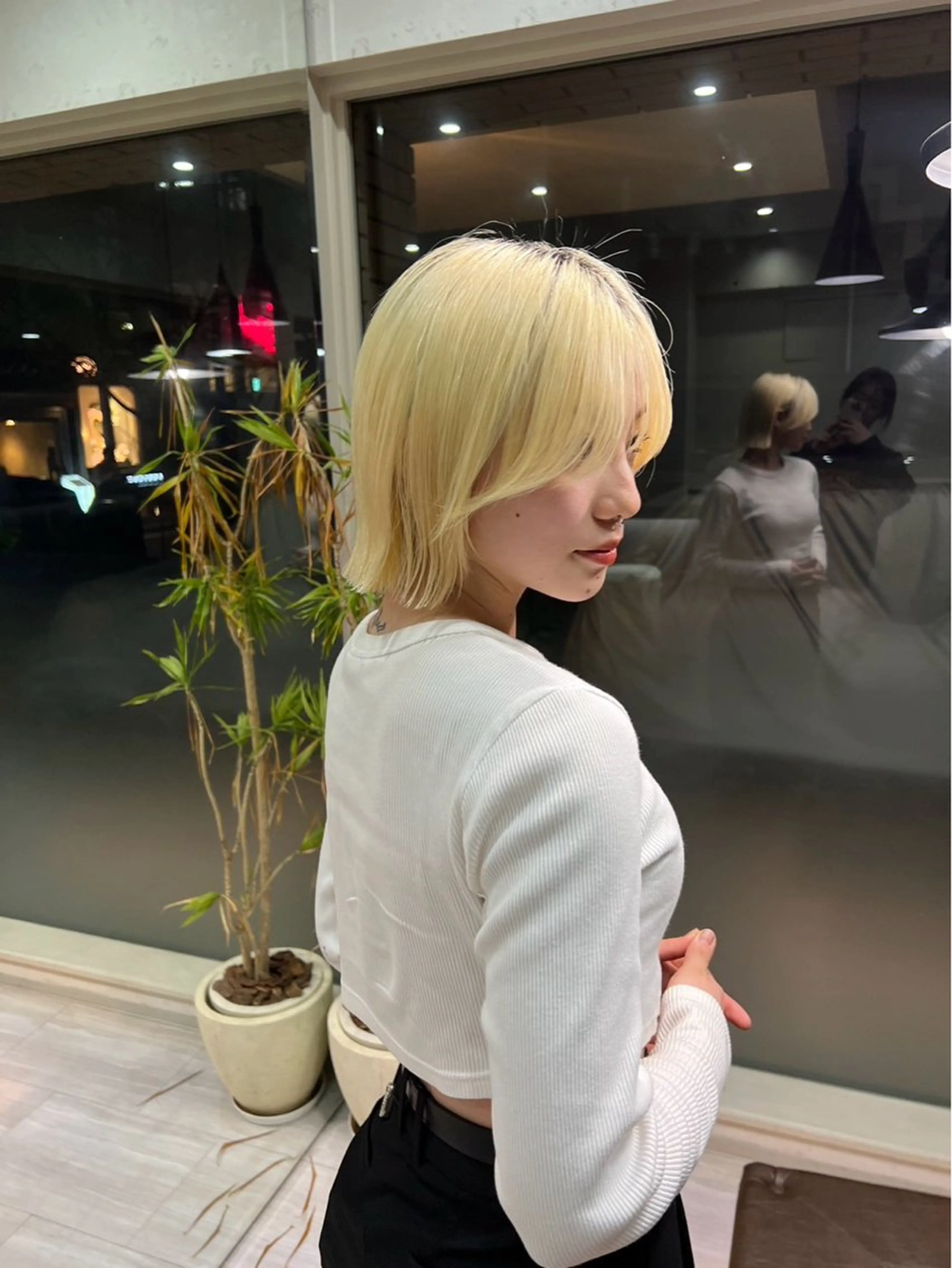 \韓国風レイヤードボブ🫧/と髪質改善カラー🫧の写真