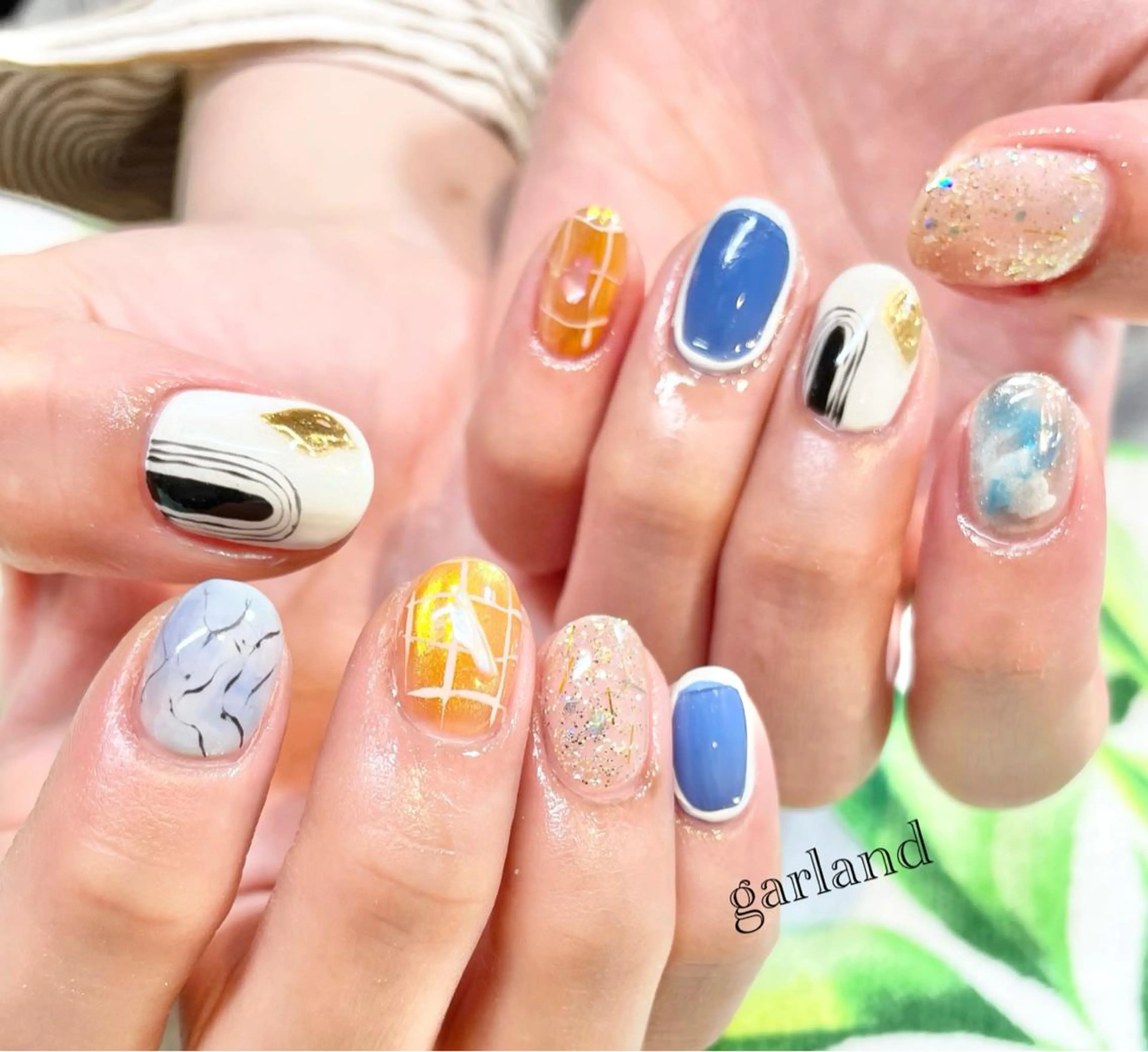 ネイル ハンドネイル Garland Nail.maoのネイルデザイン