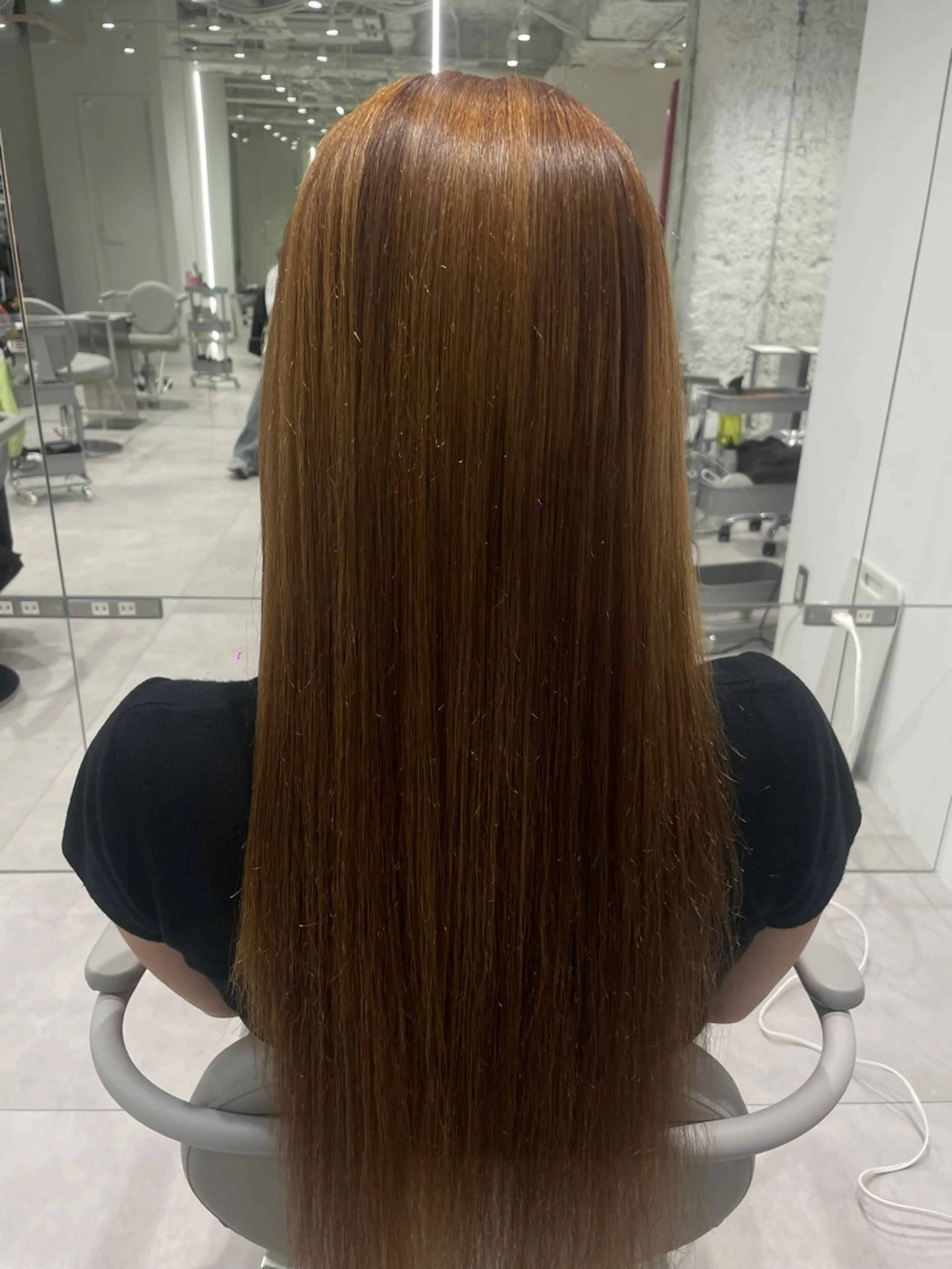 ロング 縮毛矯正 HARUHI 銀座 美容師౨ৎ⋆˚のヘアスタイル