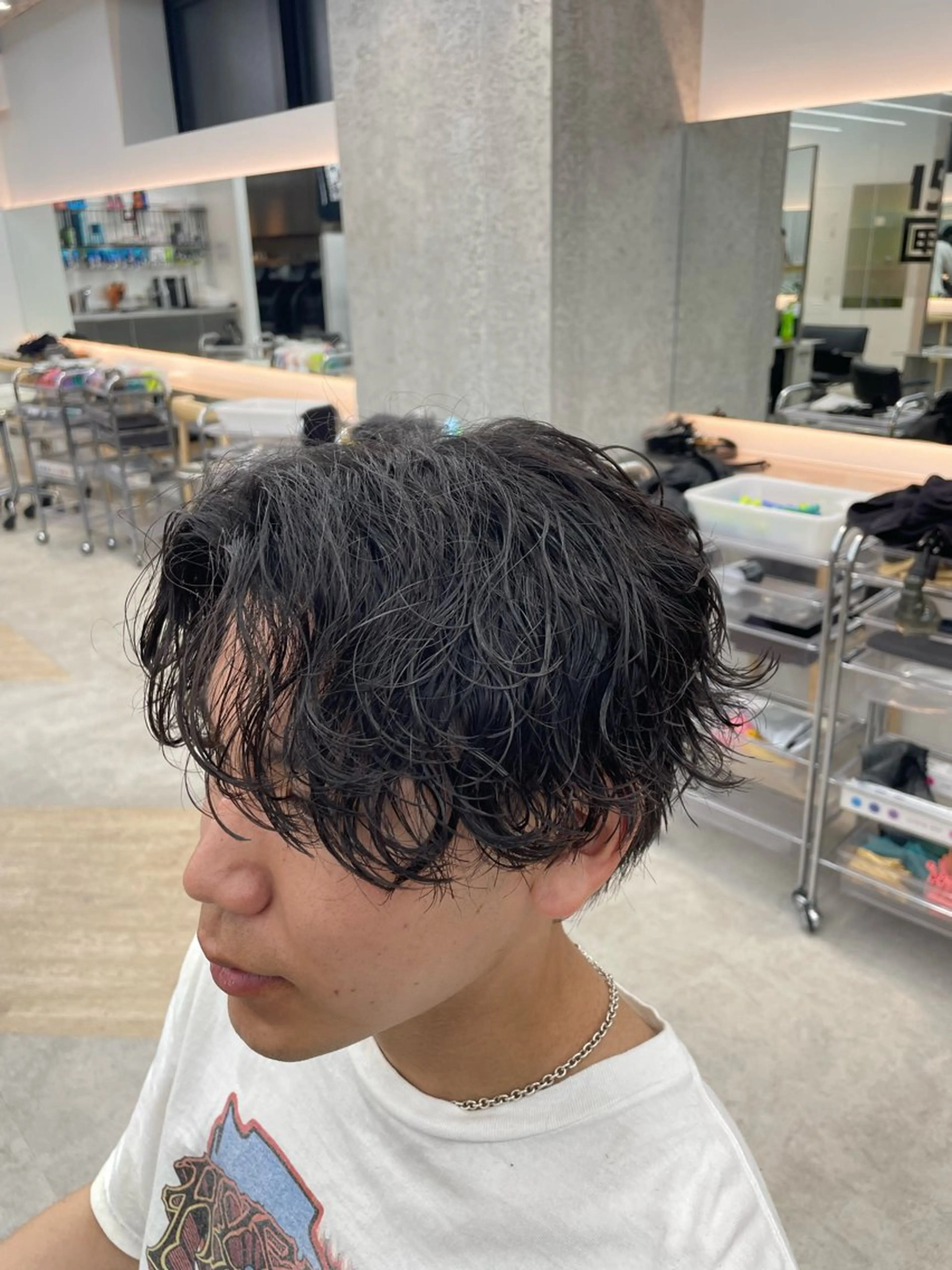 ショート パーマ メンズ fifth  SAKAE所属・山本千太 ✨メンズパーマ✨のヘアスタイル