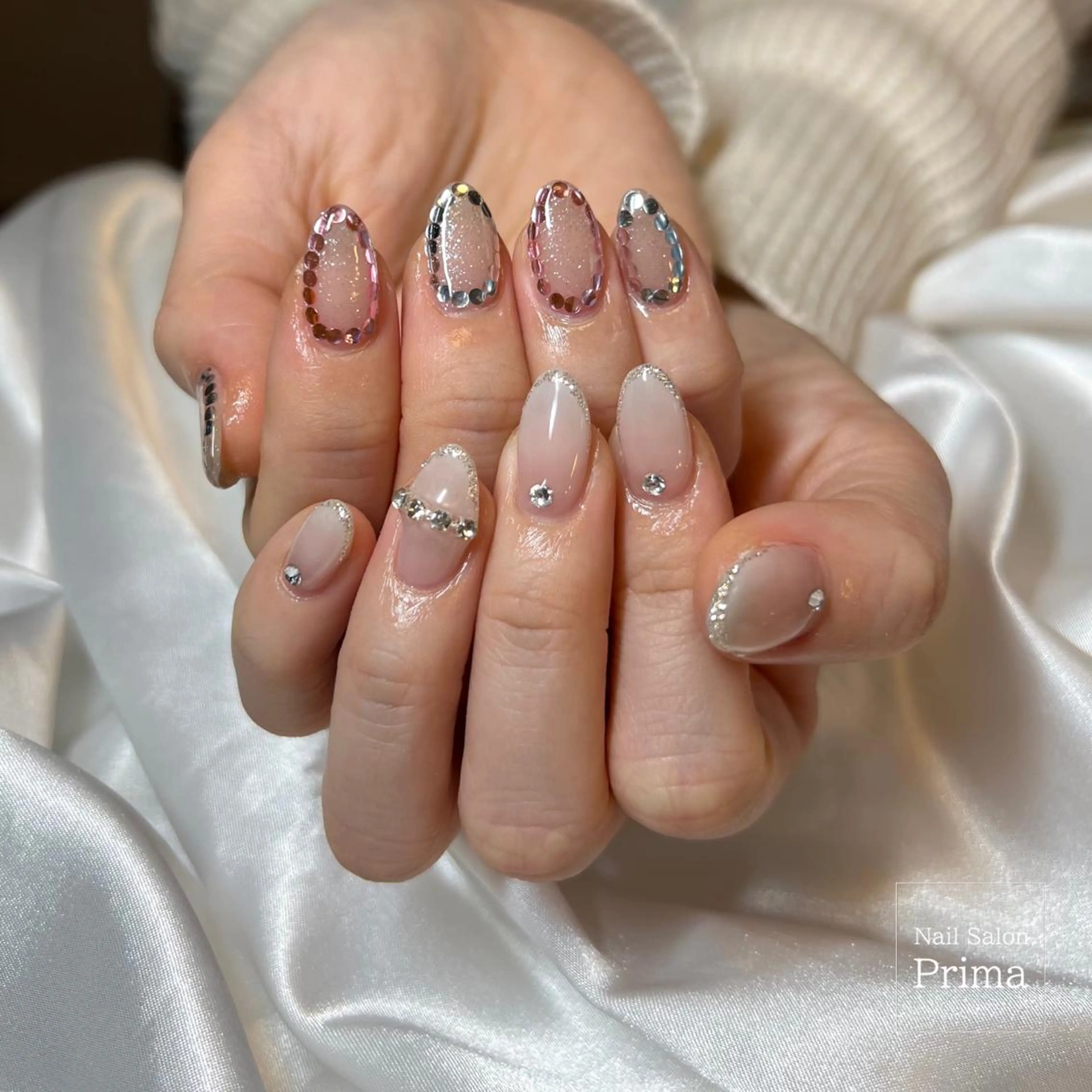 ミディアム ネイル SalonPrima Nail & Eyeのネイルデザイン