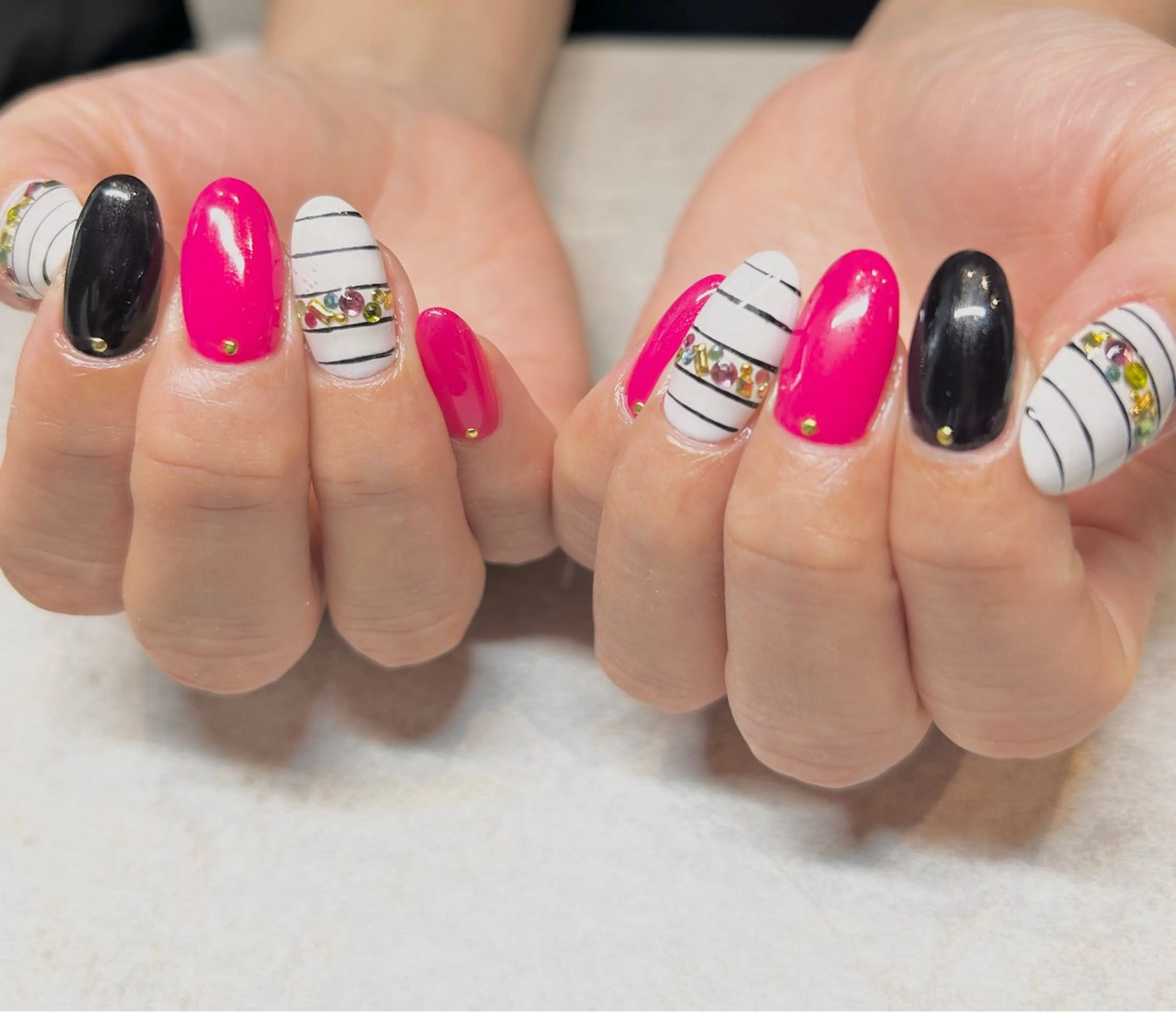 ネイル 持ち込み 春ネイル 夏ネイル ハンドネイル N.style所属・Ｎ. styleのネイルデザイン