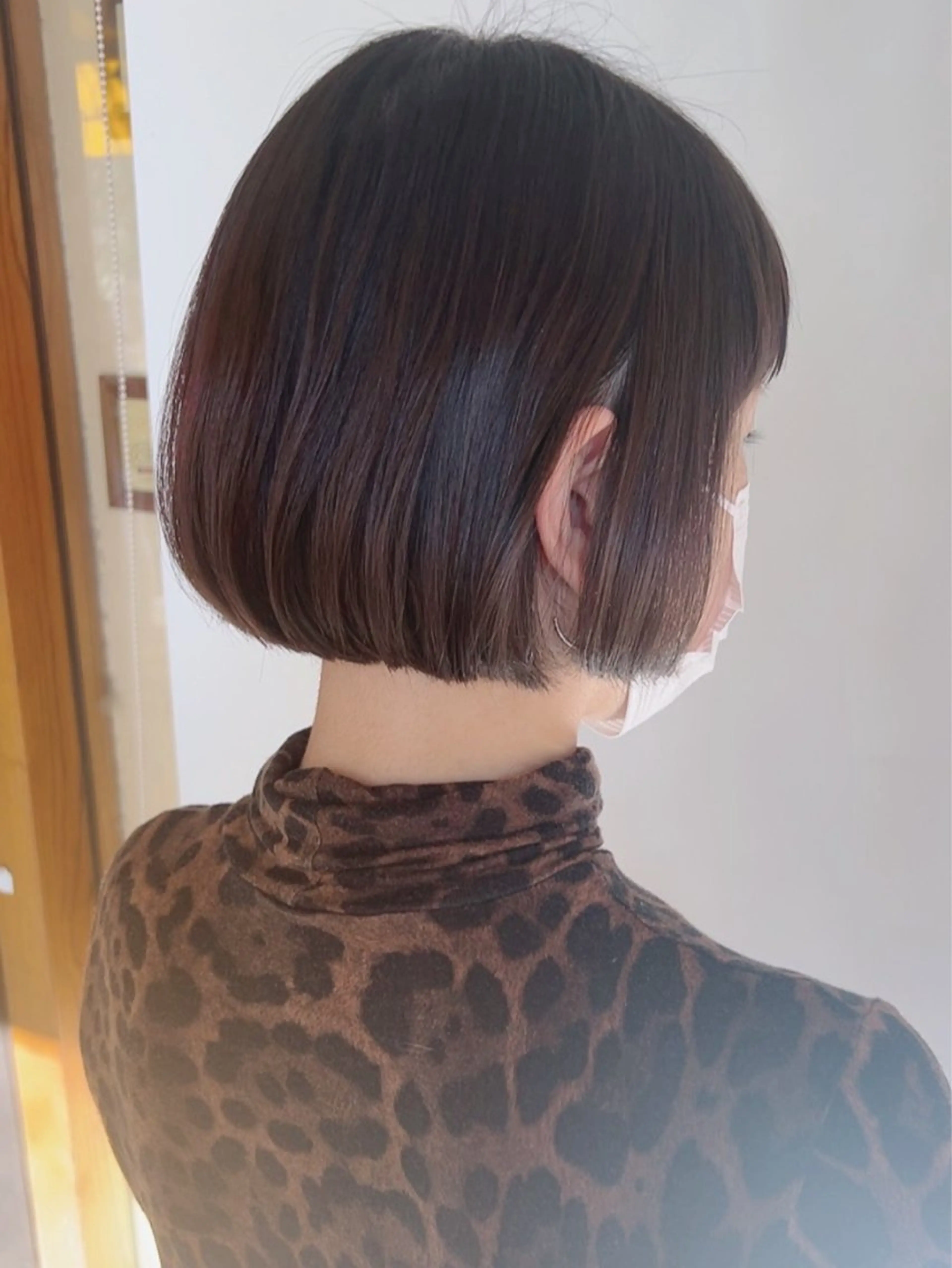 ショート ボブ morio from london所属・松岡彩華 ボブ /グレージュのヘアスタイル