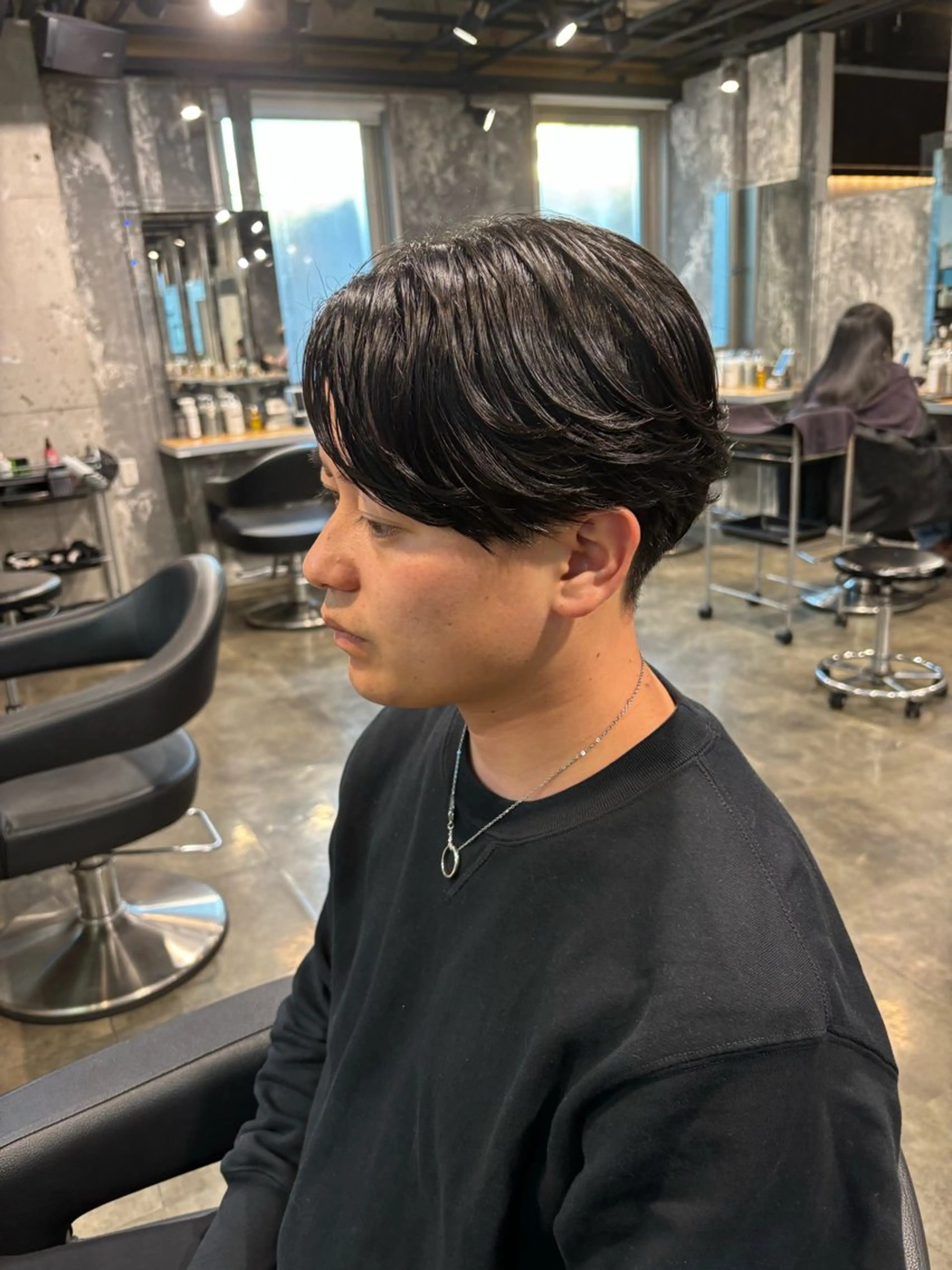 メンズ カット パーマ フェザーパーマ職人 🪽yutoのヘアスタイル