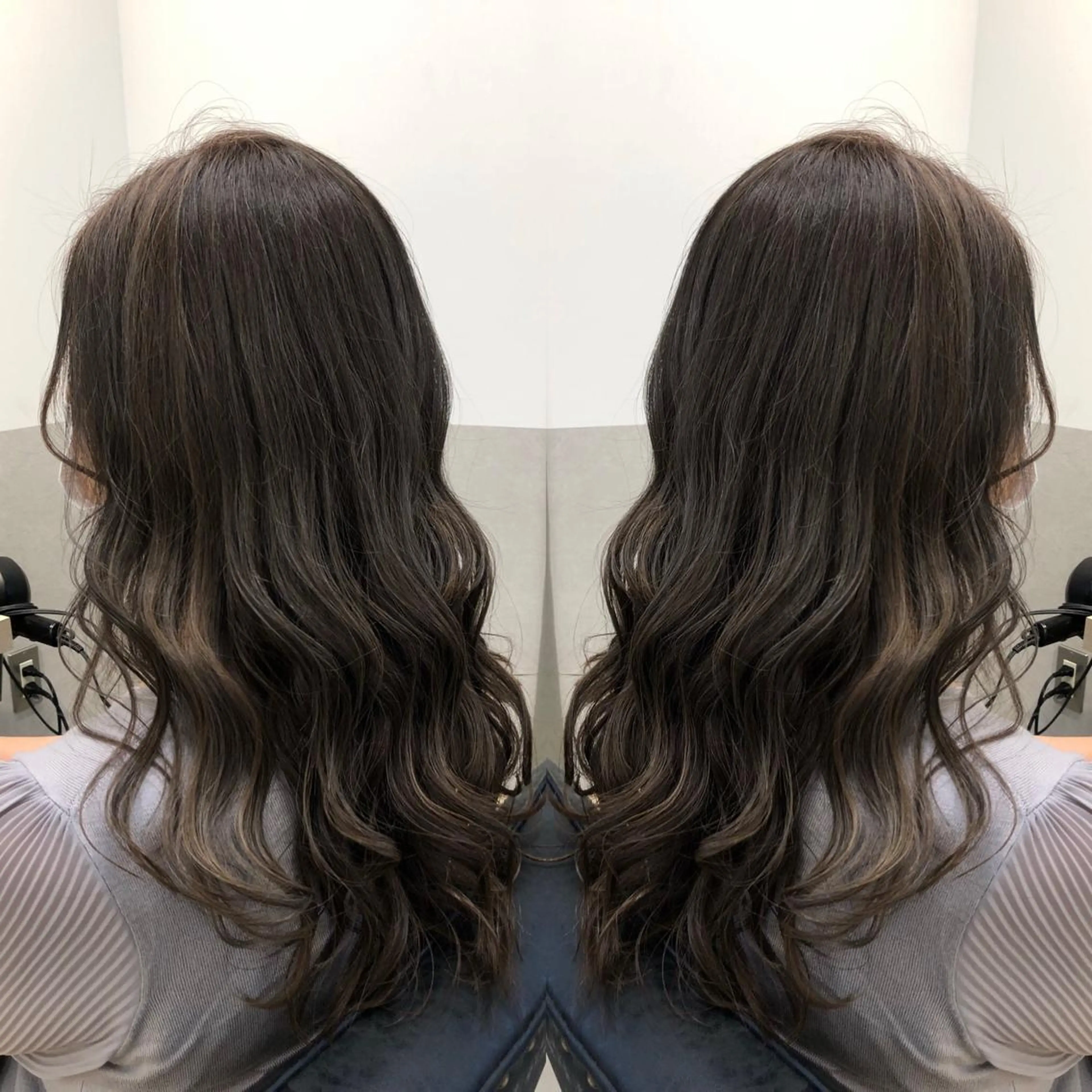 ロング カラー ハイライトカラー ハイライト 天野 涼のヘアスタイル