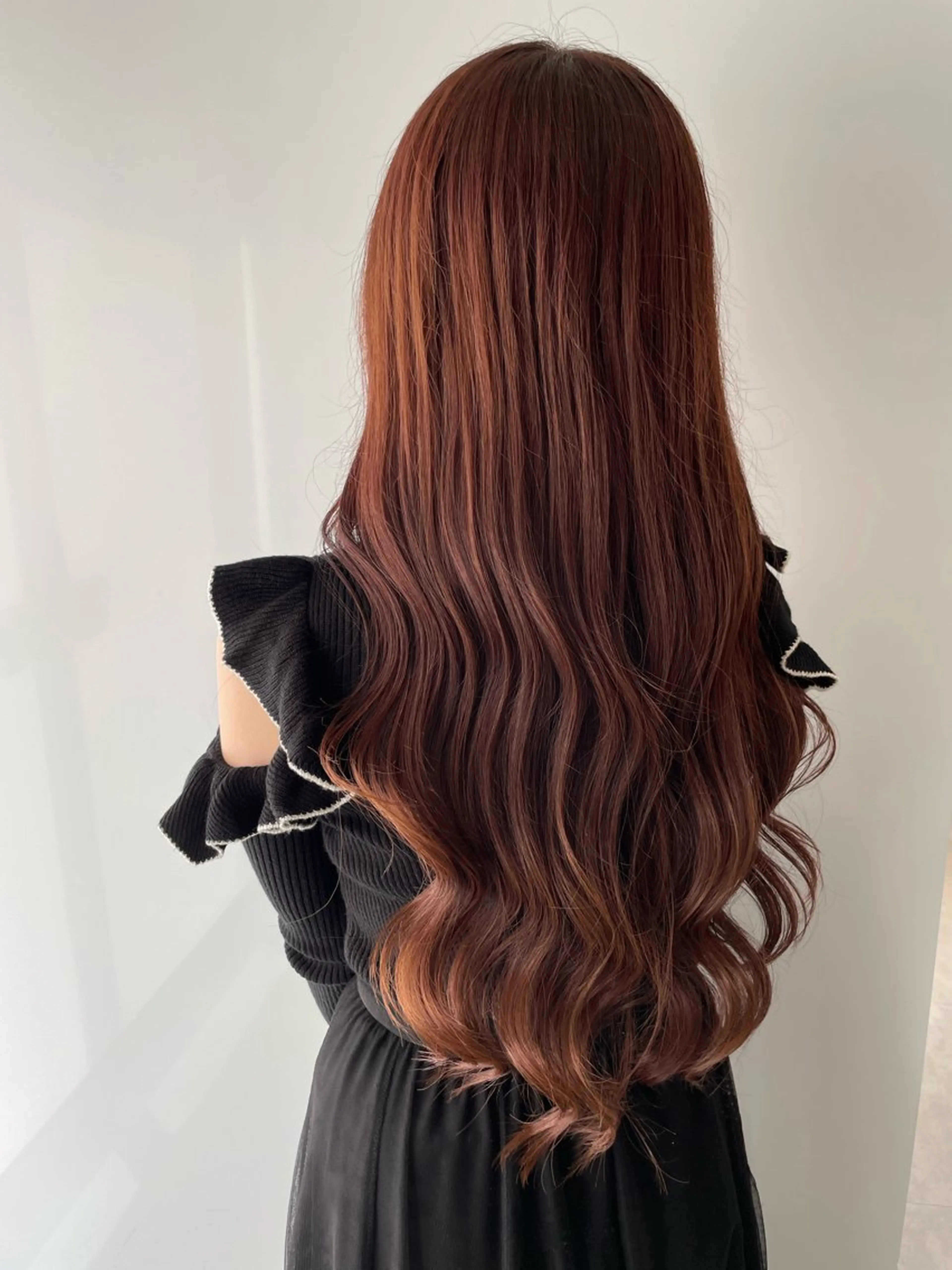 ロング ヘアカラー 村上 ななみのヘアスタイル