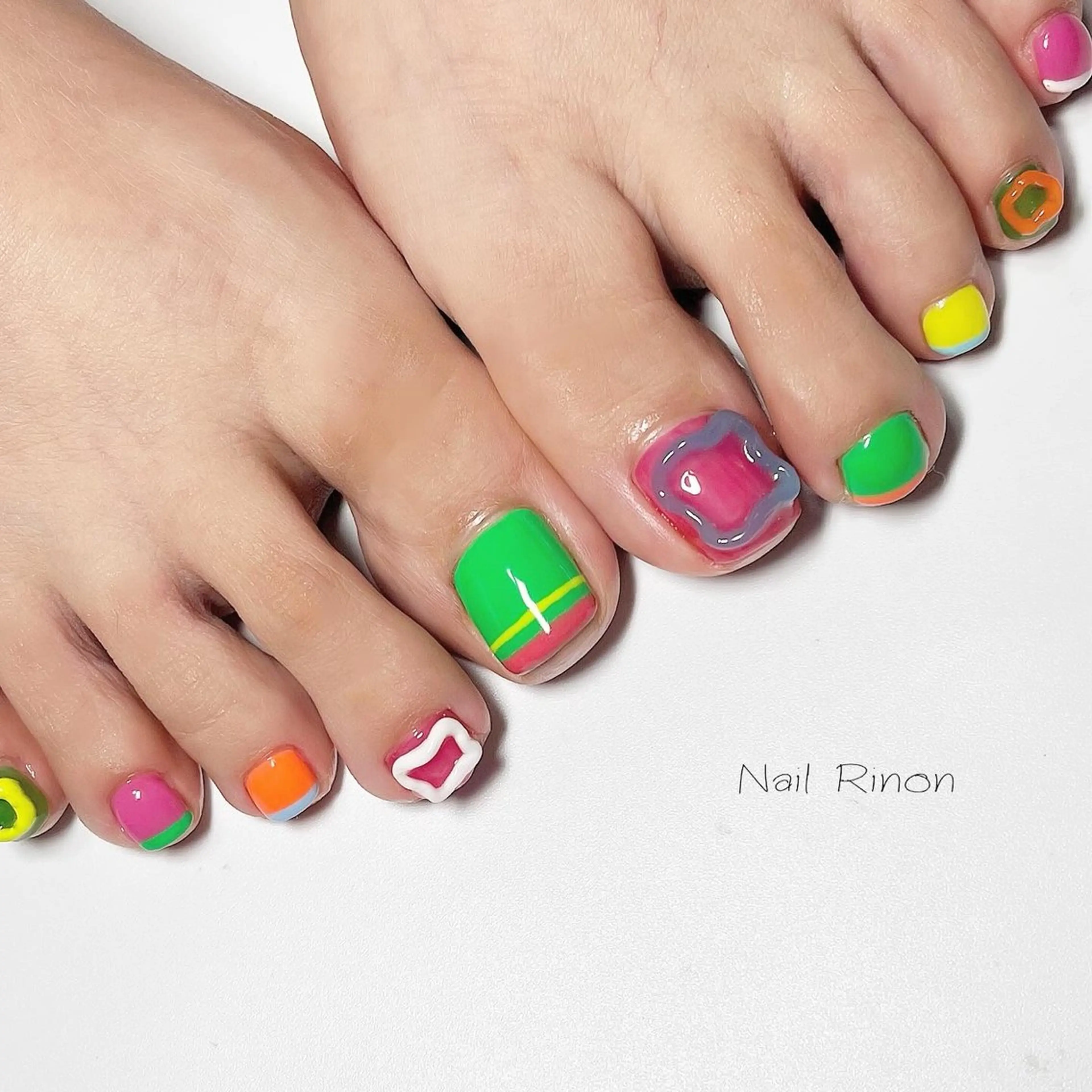 ネイル フットネイル Nail Rinonのネイルデザイン