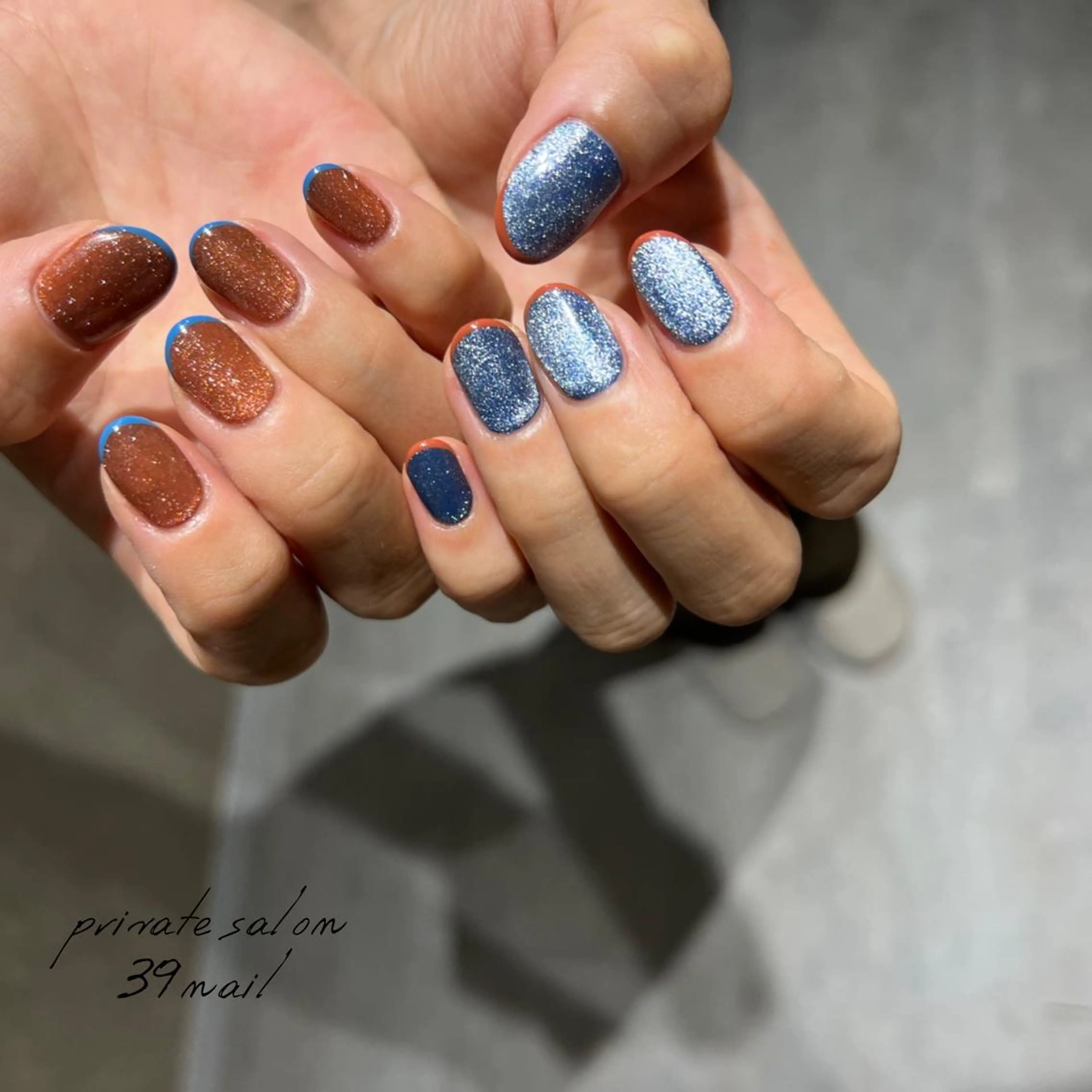 ミディアム ネイル ハンドネイル 京橋 【39nail】のネイルデザイン