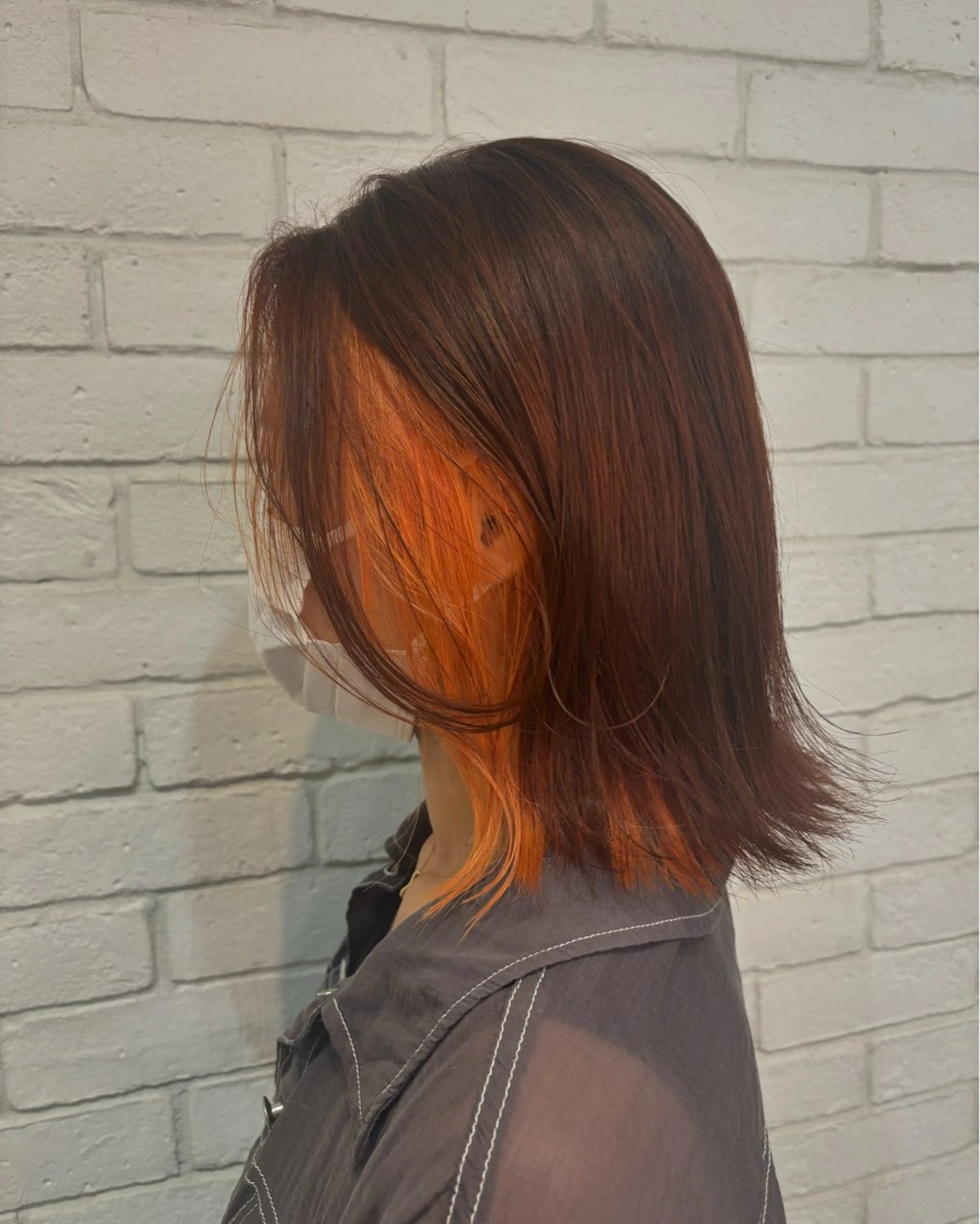 ミディアム カラー suzuki yukoのヘアスタイル