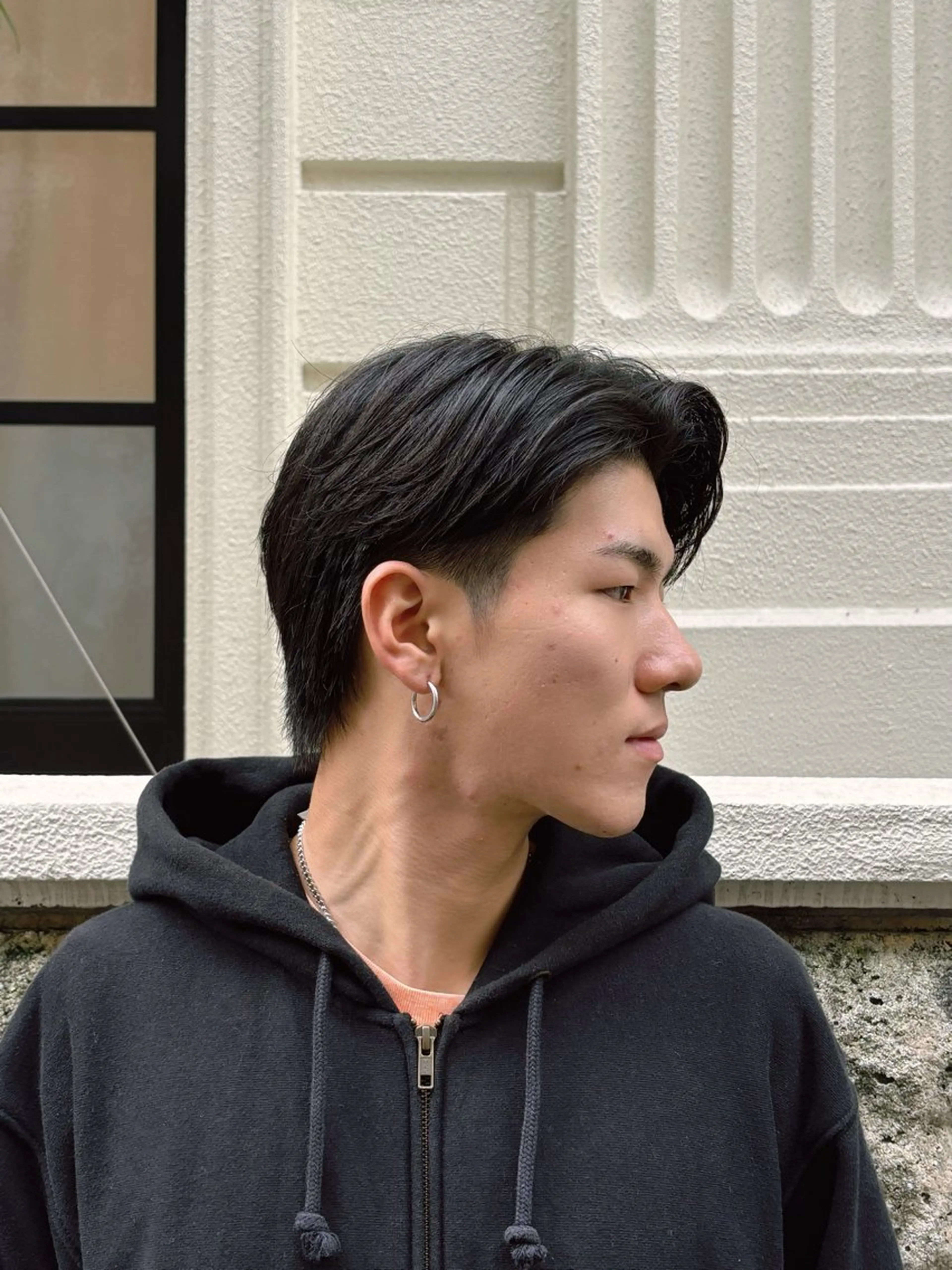 ショート メンズ 刈り上げ メンズウルフカット ウルフカット カット DAD　BARBERSHOP所属・三宮メンズカット ヨシイッキのヘアスタイル