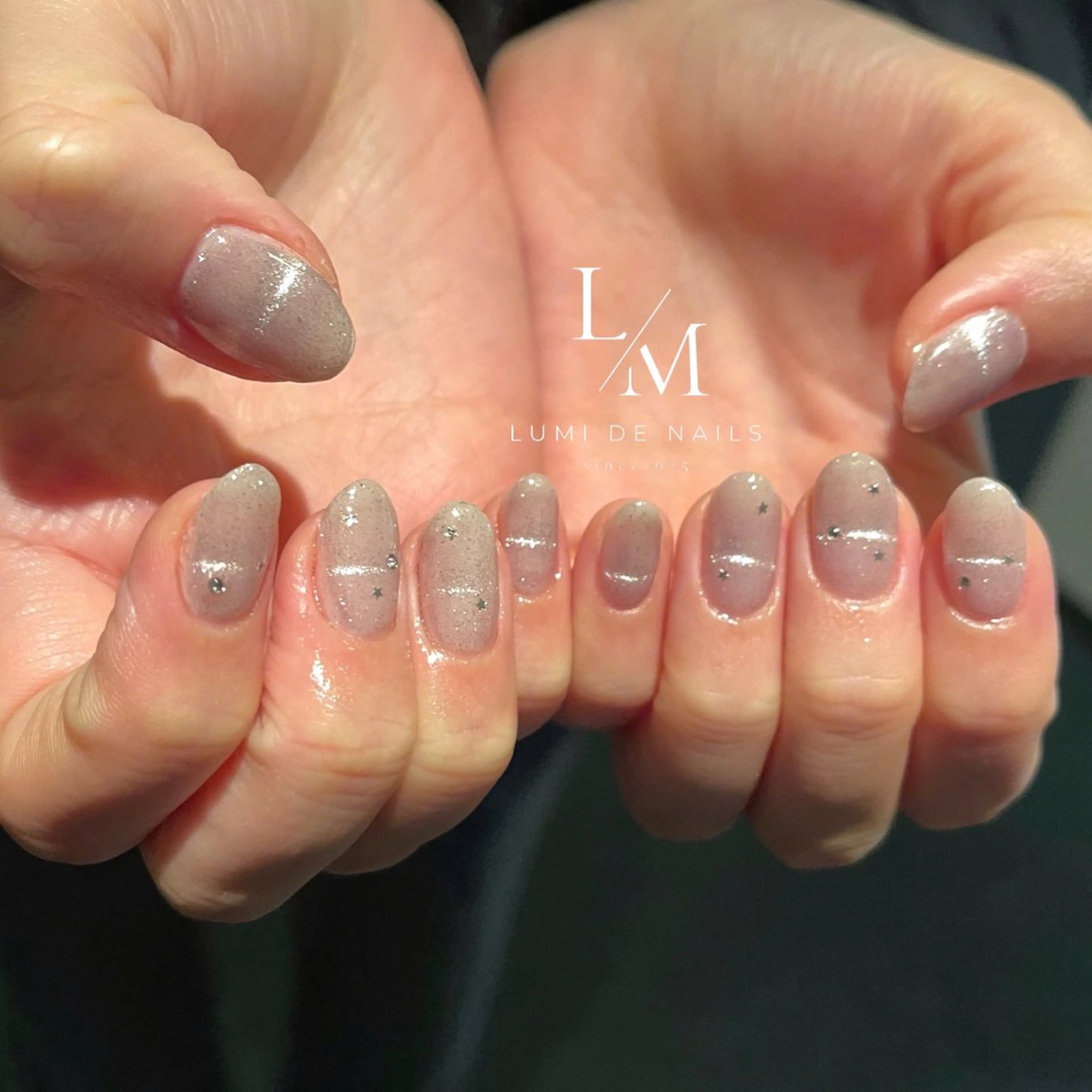 ネイル シンプルネイル ハンドネイル Lumi de nails所属・中山 ゆきのネイルデザイン
