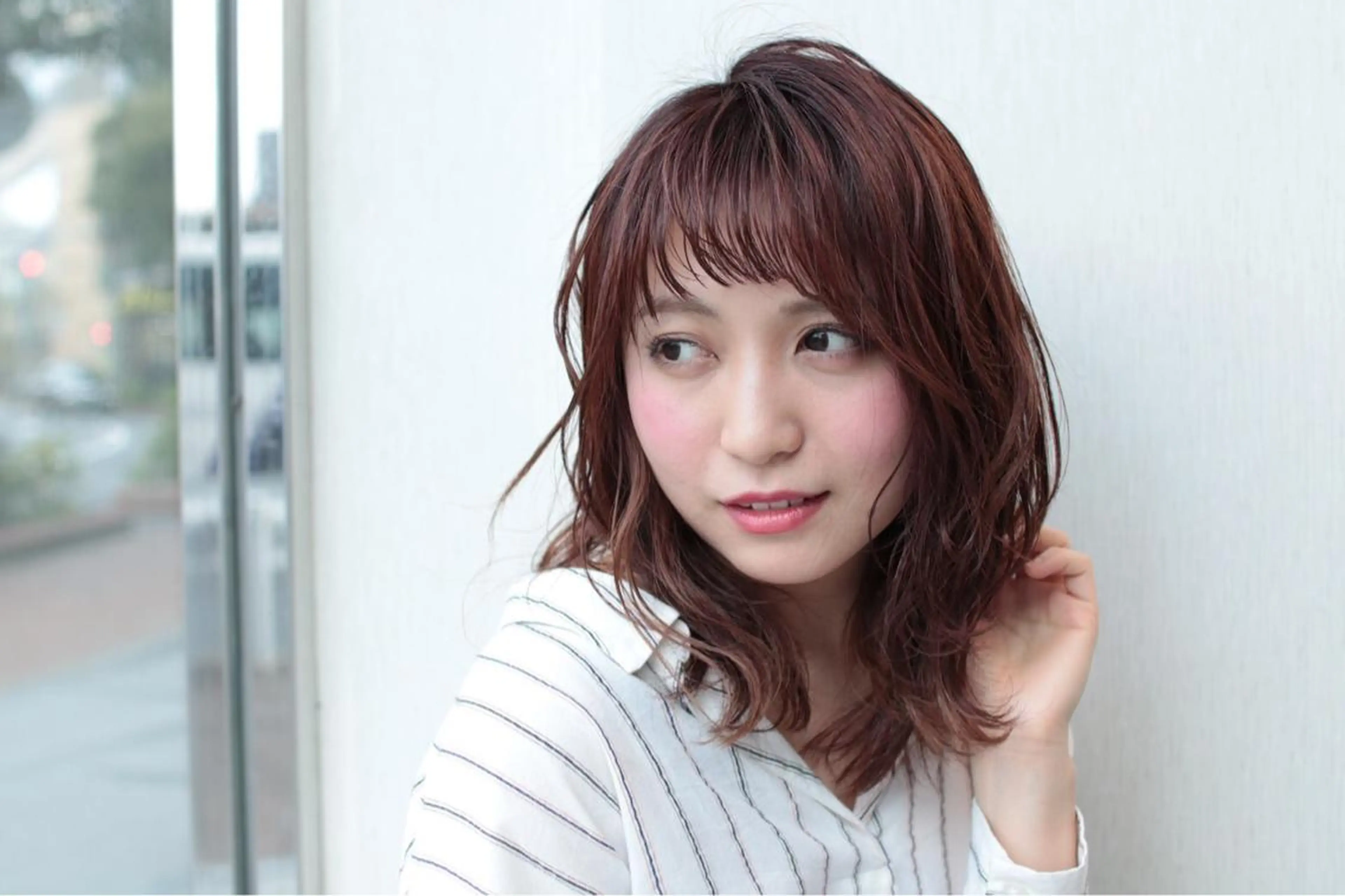 ミディアム カラー 完全美髪特化 髪質改善/島　悠輔のヘアスタイル