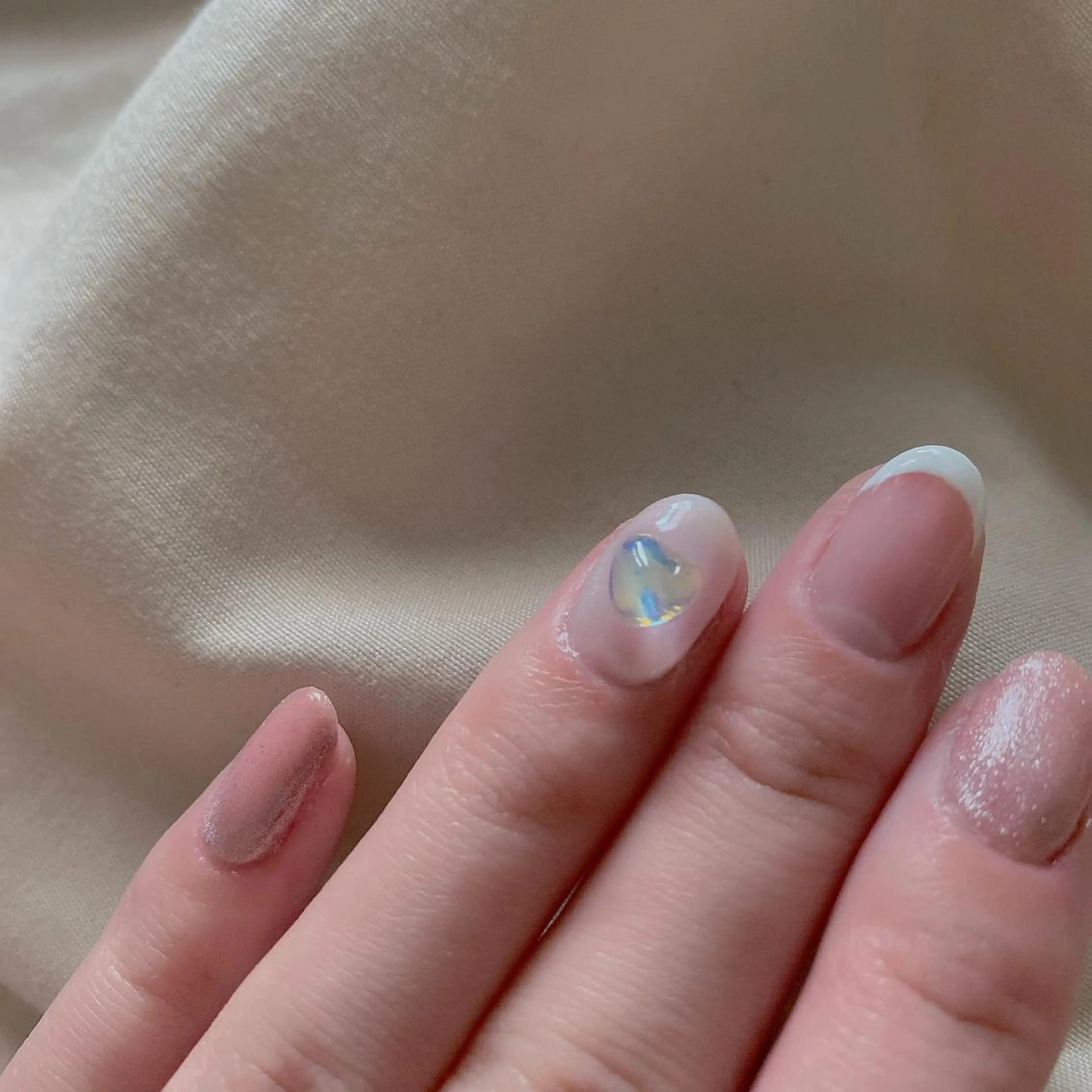 ネイル ハート ℝ𝕌𝕂𝔸 ✿のネイルデザイン