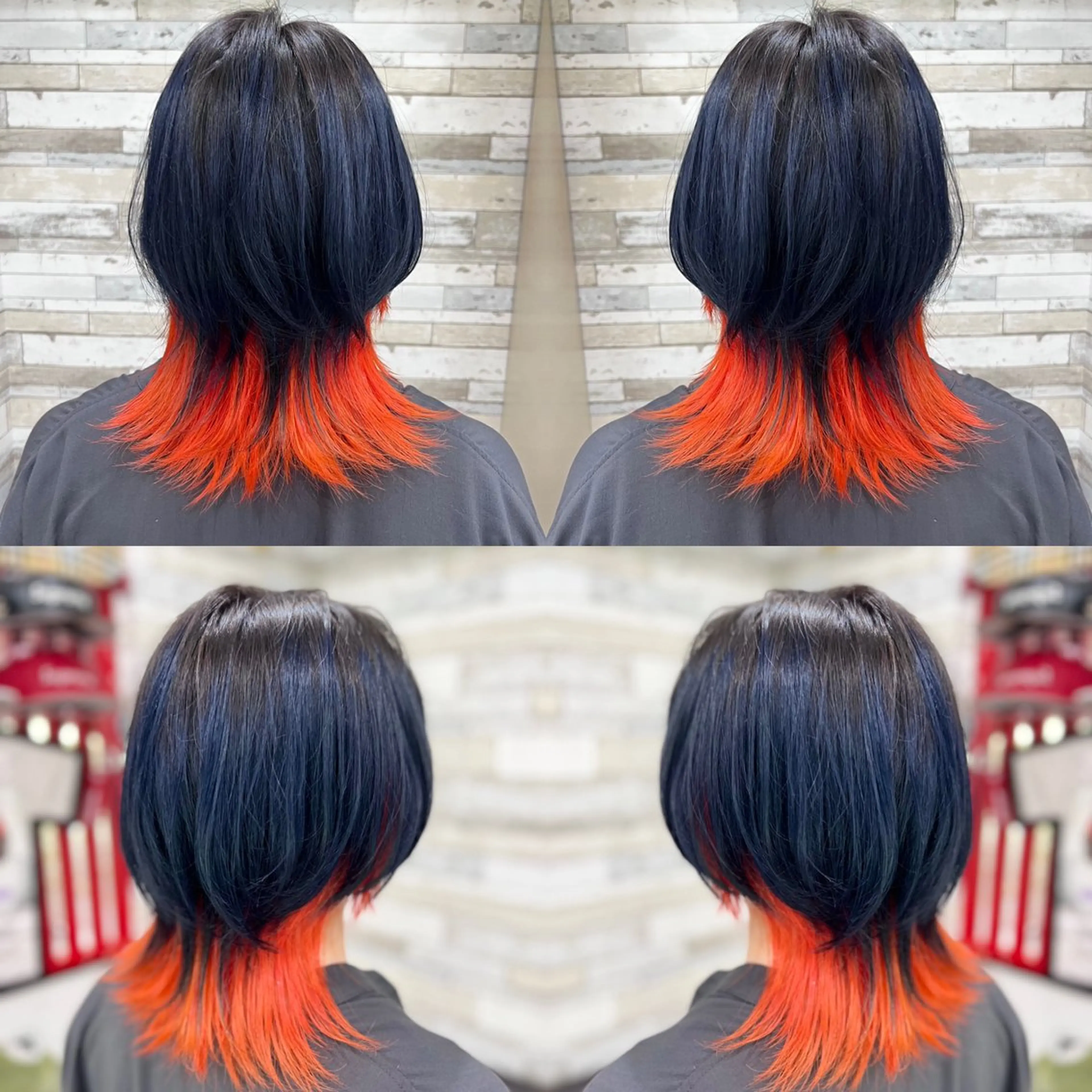 ショート カラー ヘアカラー トリートメント "PEPPU "所属・派手髪、透明感カラー ショートヘアShinのヘアスタイル