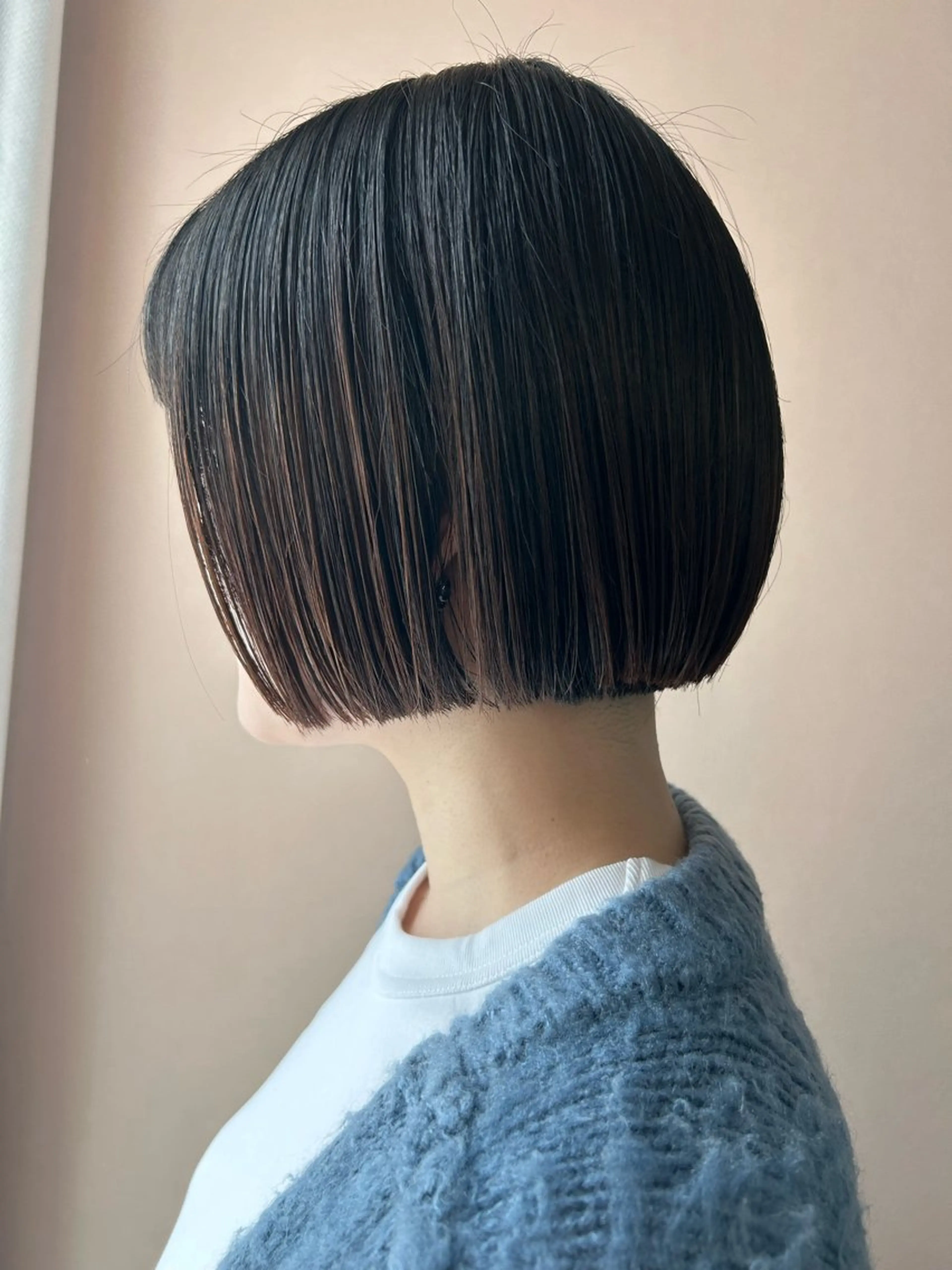 ショート ボブ カット トリートメント hubhair レイヤー/透明感のヘアスタイル