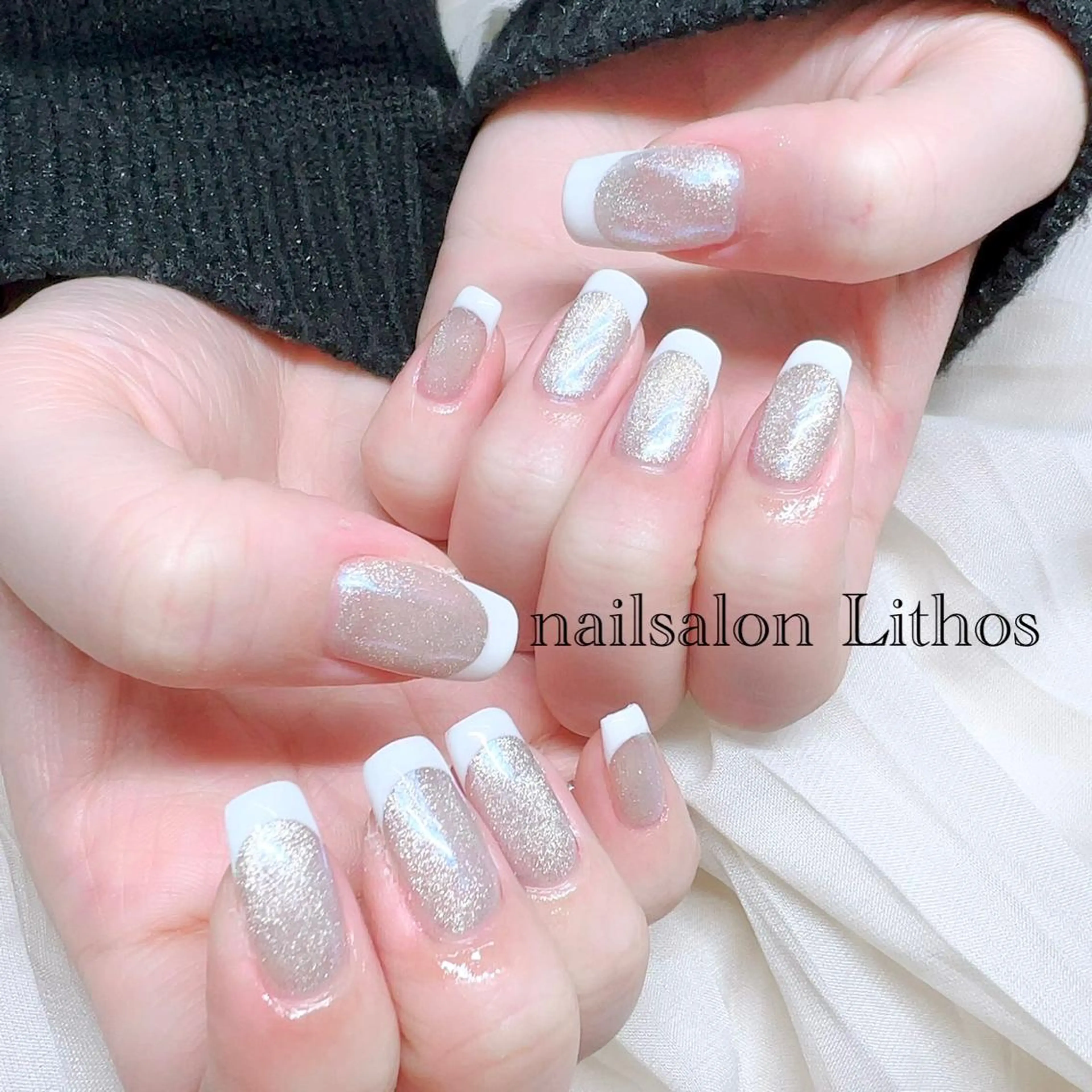 ネイル キラキラネイル ハンドネイル nailsalon Lithos所属・nailsalon Recontreのネイルデザイン