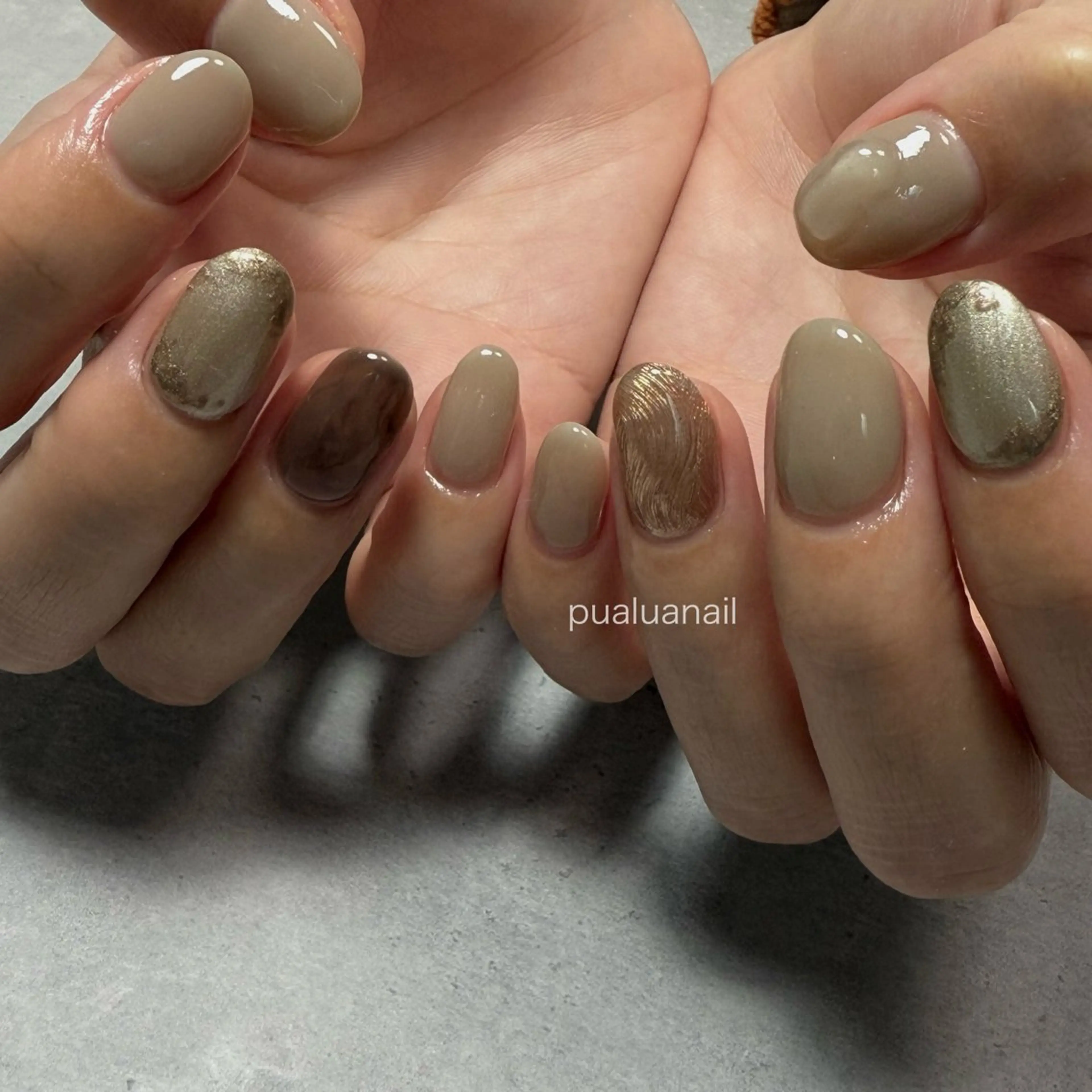 ネイル ハンドネイル pualua miharuのネイルデザイン