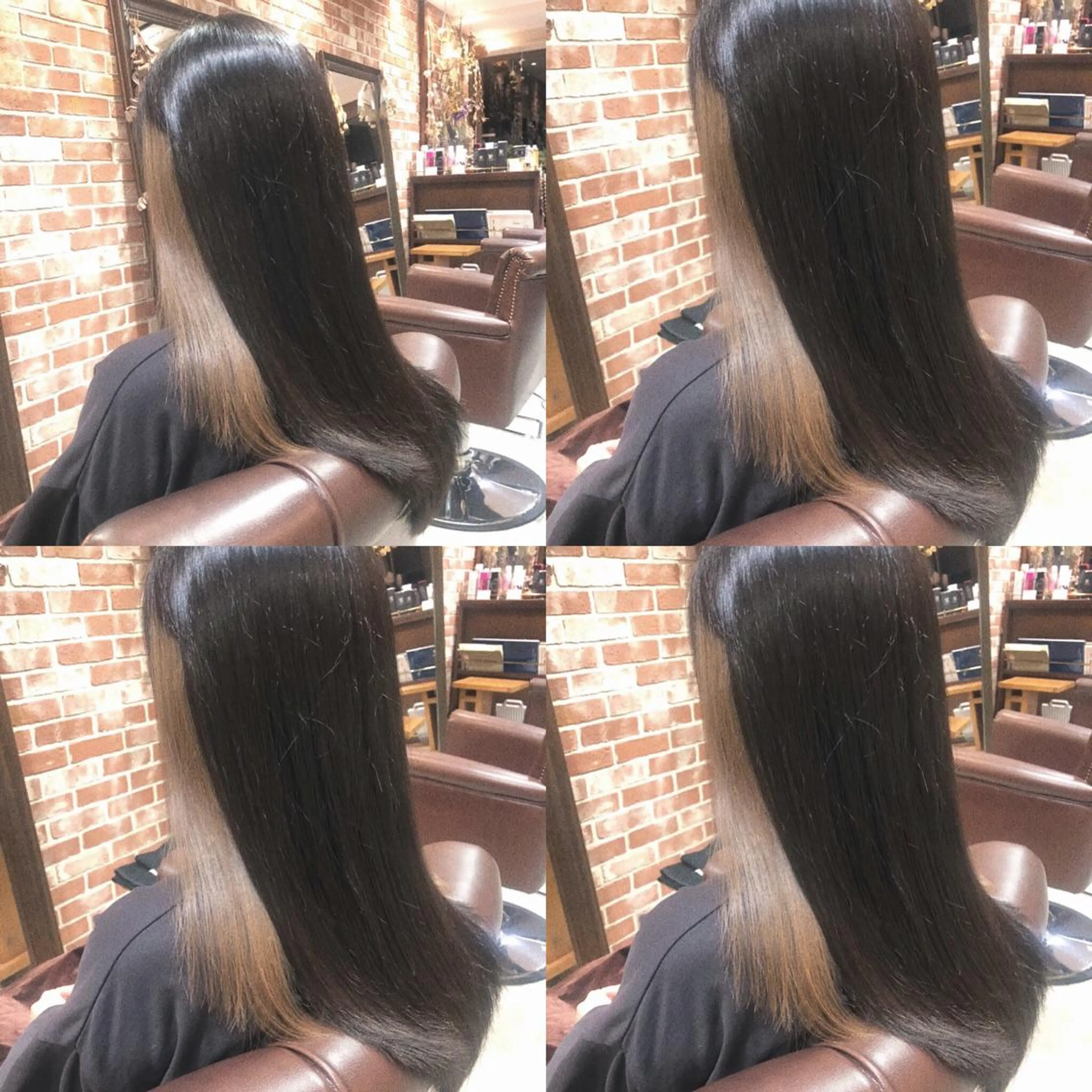 セミロング ✨ミニモ限定価格◎ ブリーチ無しカラーのヘアスタイル