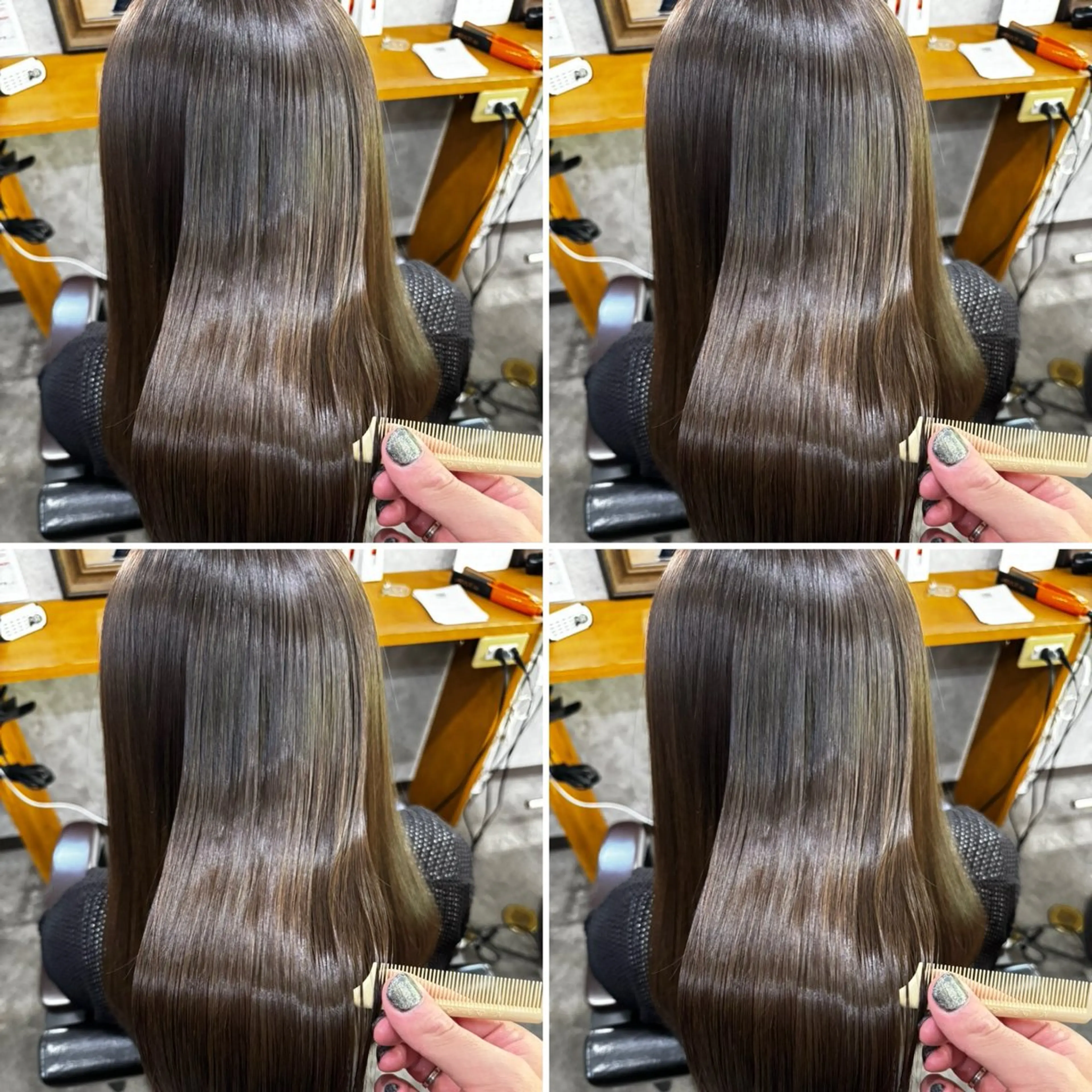 ロング カラー カット ヘアカラー トリートメント ヘアセット 艶髪・韓国ヘア特化 💎店長望月のヘアスタイル