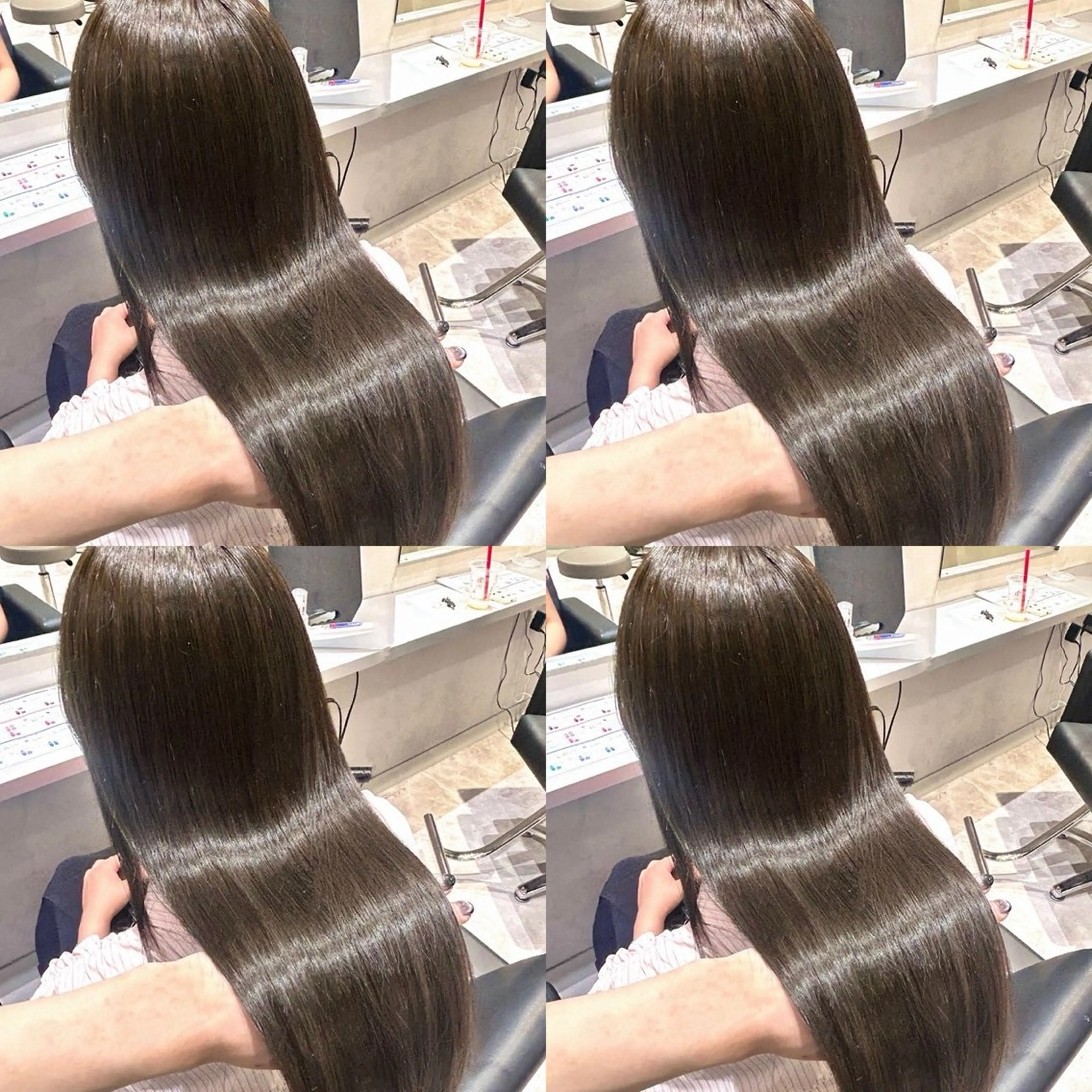 ロング カラー ヘアカラー トリートメント 韓国レイヤー/ ハッシュカットひかるのヘアスタイル
