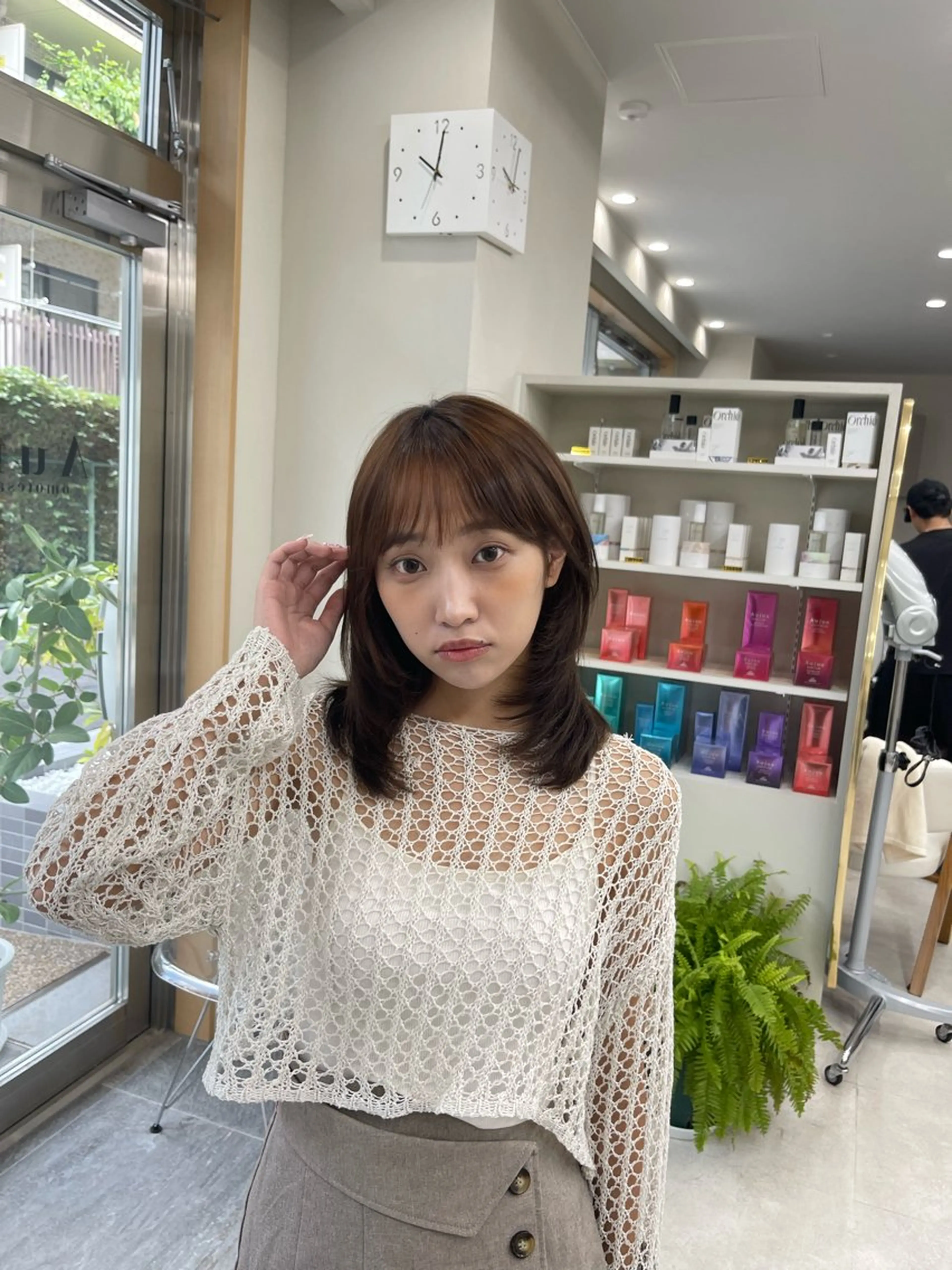ミディアム 透明感カラー🎨 磯部拓磨のヘアスタイル