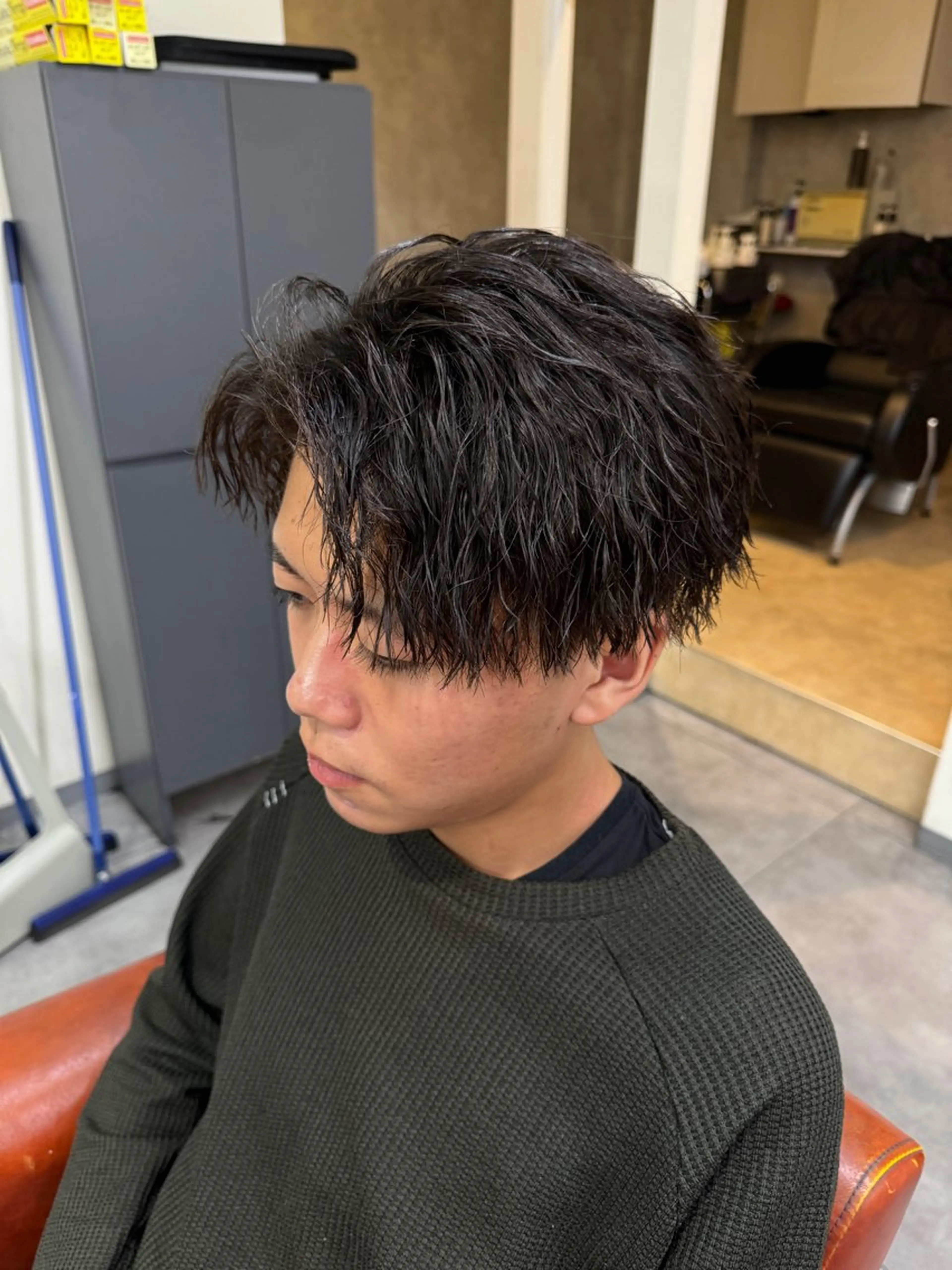 パーマ メンズ 京都駅/メンズサロン 山田司のヘアスタイル