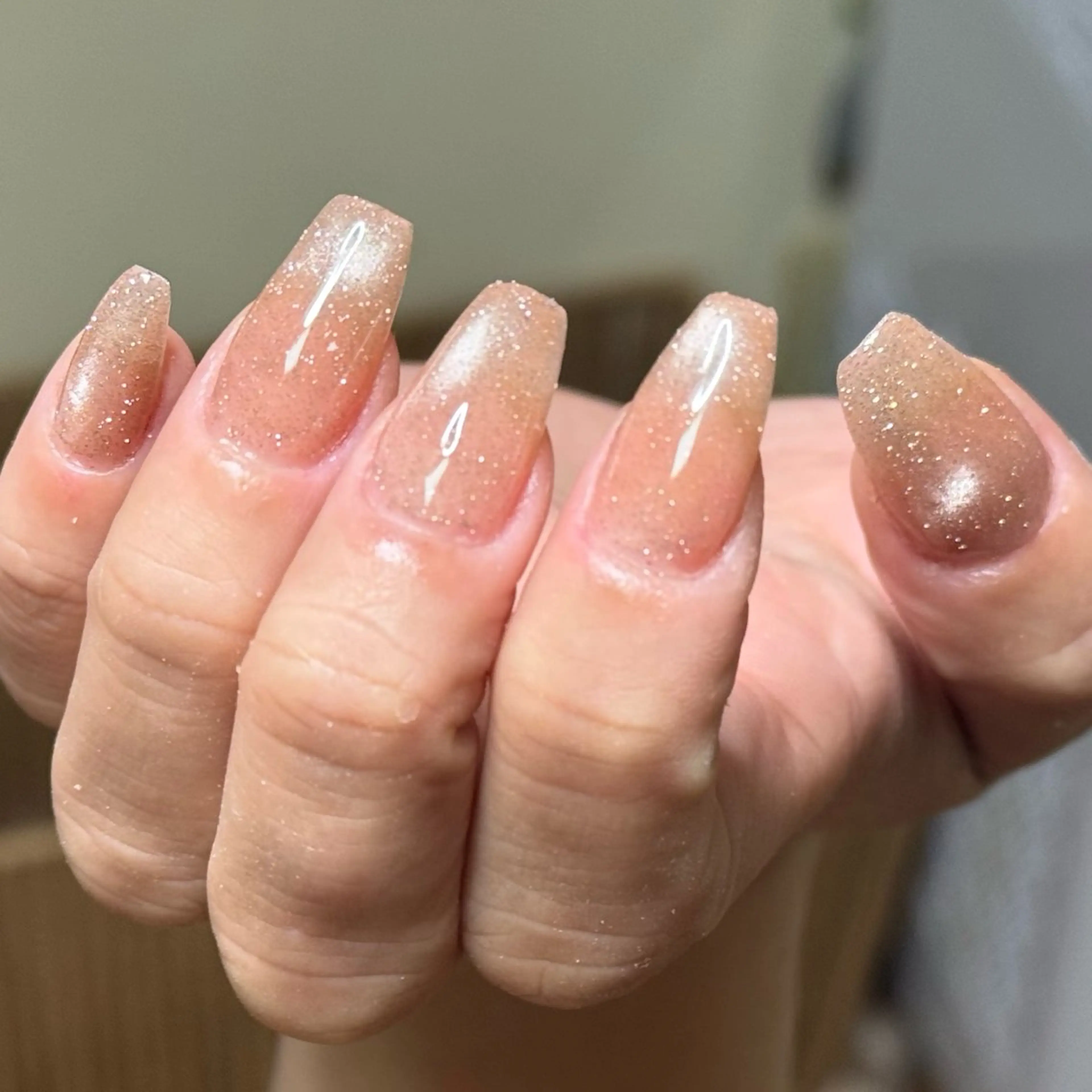 ネイル フラッシュネイル マグネットネイル オフィスネイル Lemonail _mkのネイルデザイン