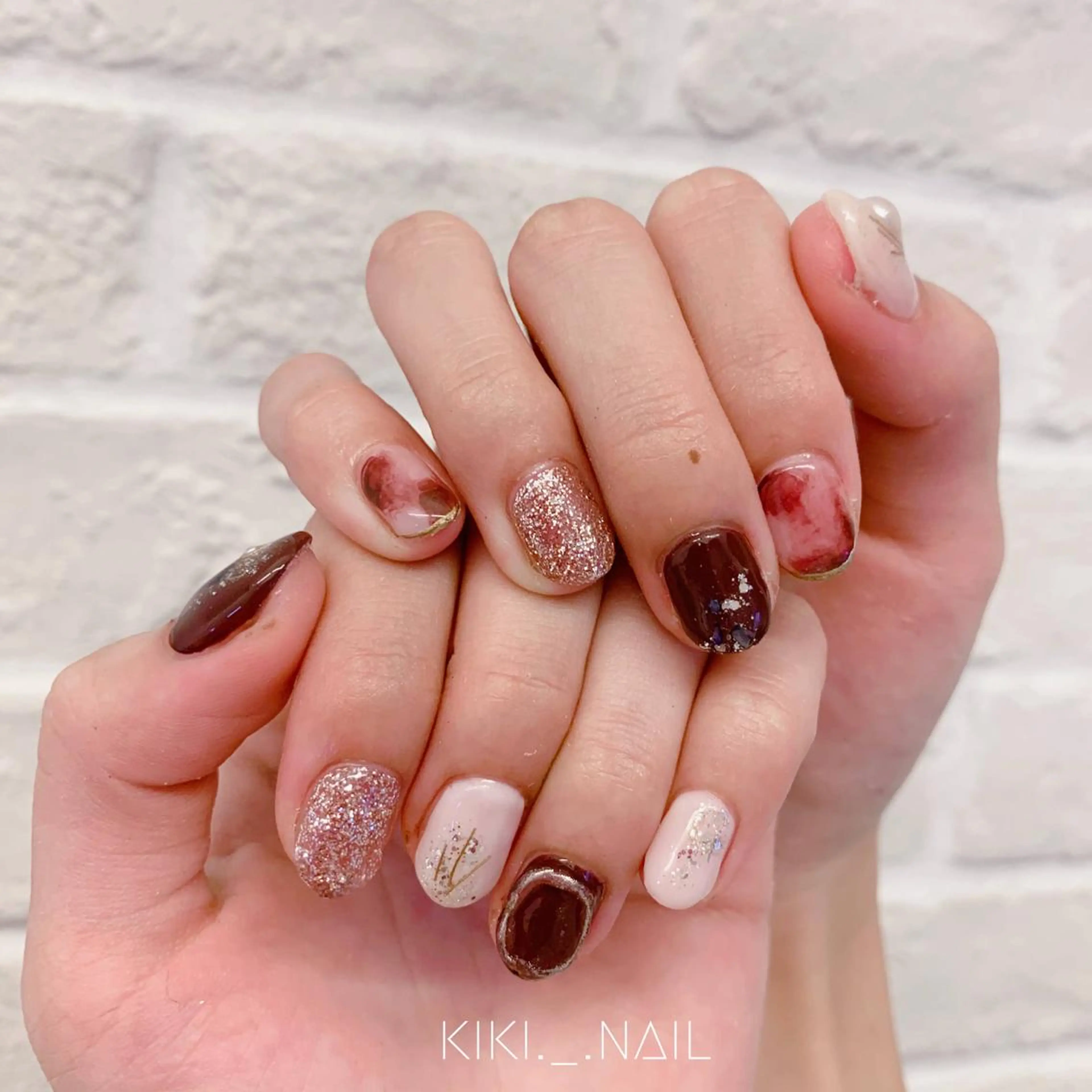 ネイル ハンドネイル HAIR & FACE EDGE（エッジ）所属・kiki ._.nailのマツエク・マツパデザイン