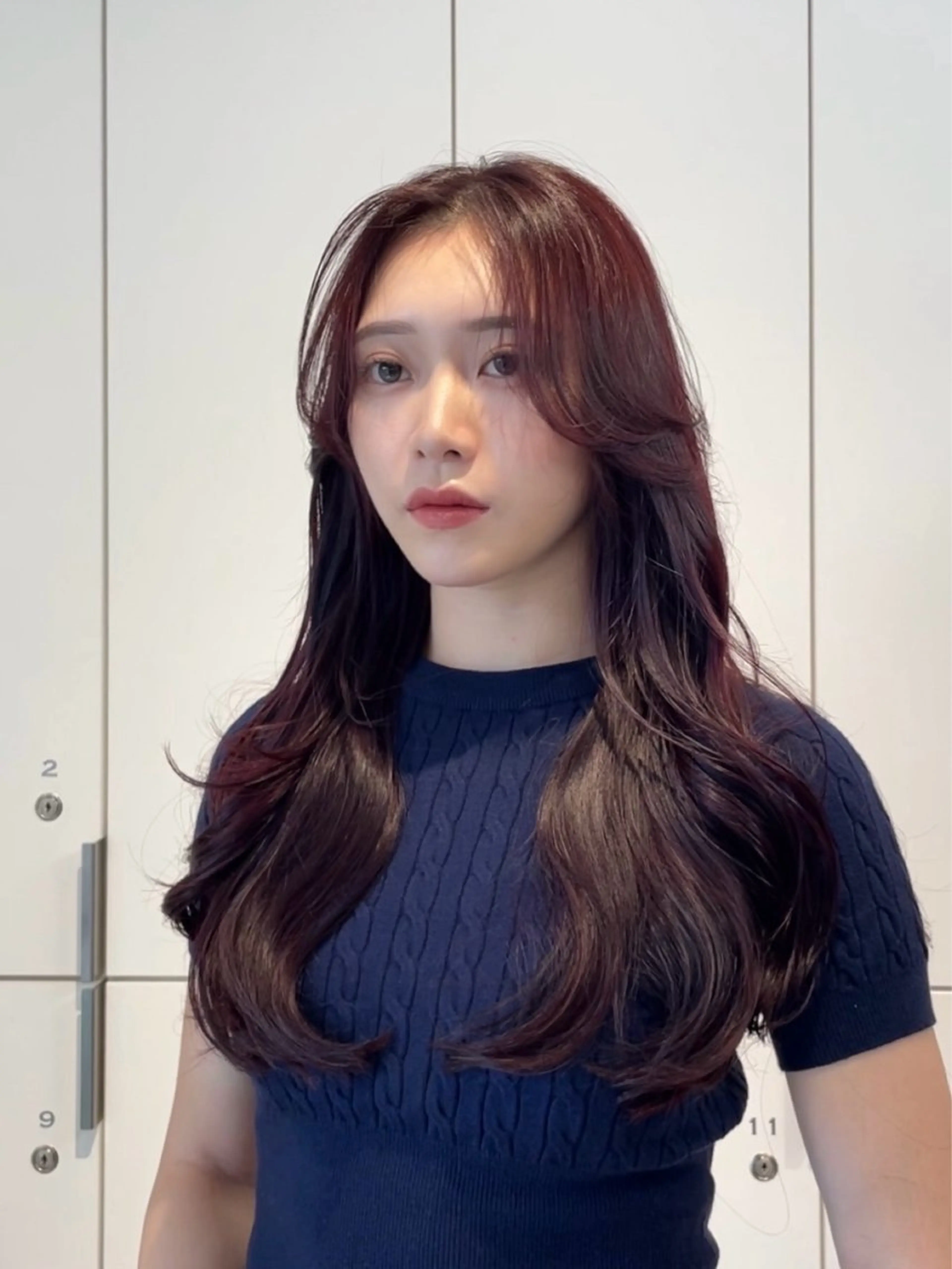 ロング レイヤーカット カット ヘアカラー トリートメント レイヤー/ブリーチ ♥️【木坂 桃歌】のヘアスタイル