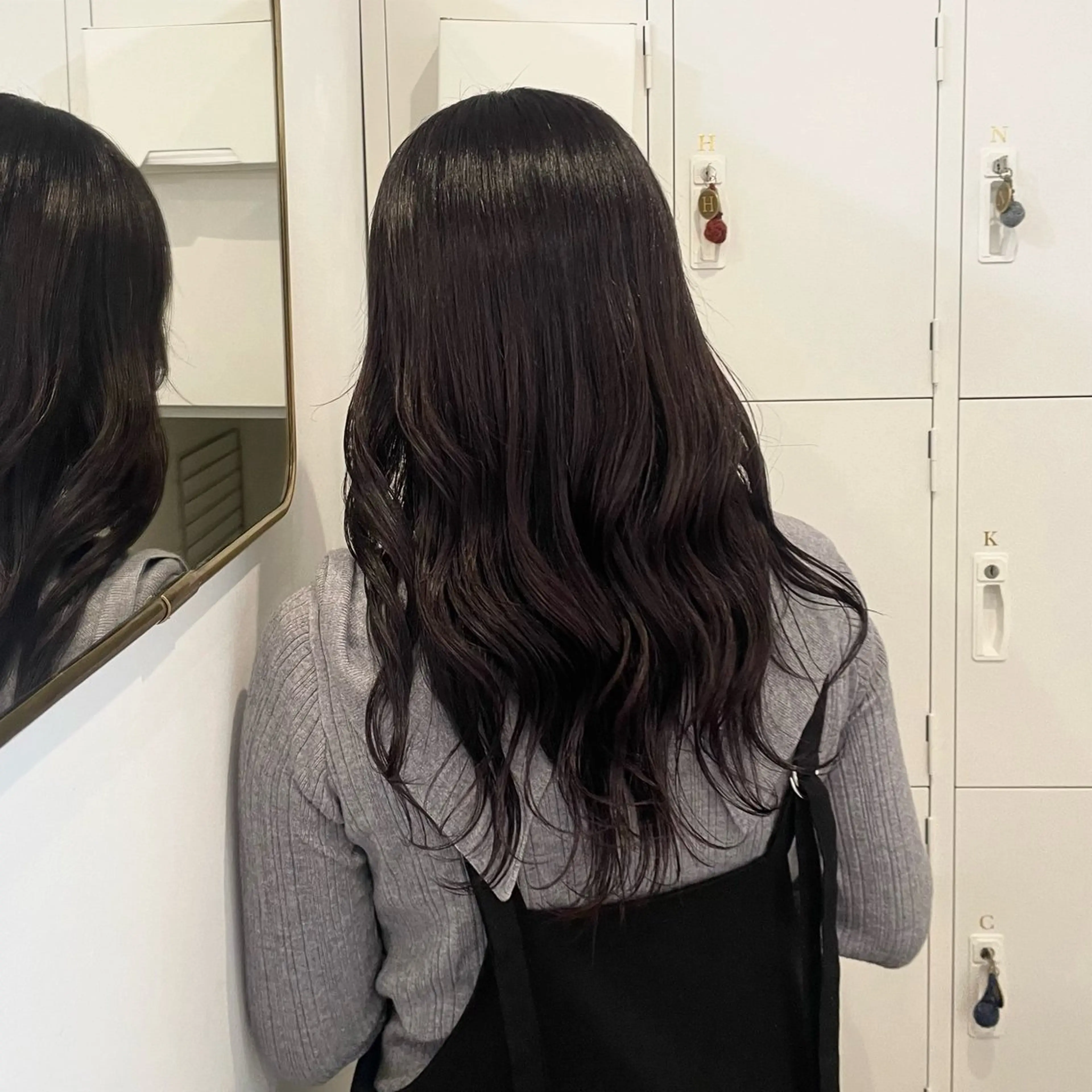 ロング カラー canon/ベージュ /透明感カラーのヘアスタイル