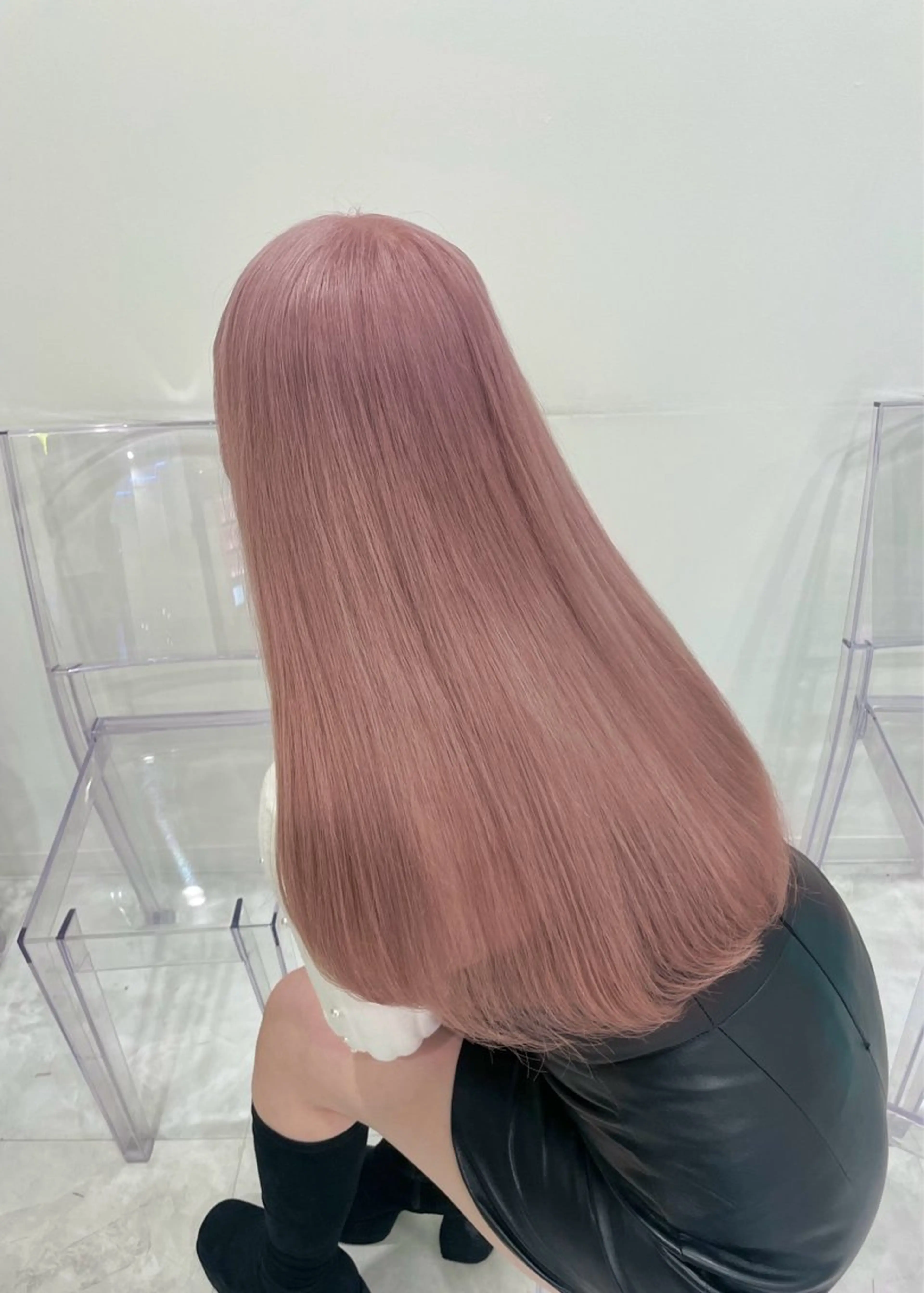 セミロング カラー ヘアアレンジ ヘアカラー トリートメント ヘッドスパ ヘアセット Miwa🤍ダメージ レスカラー特化🦢のヘアスタイル