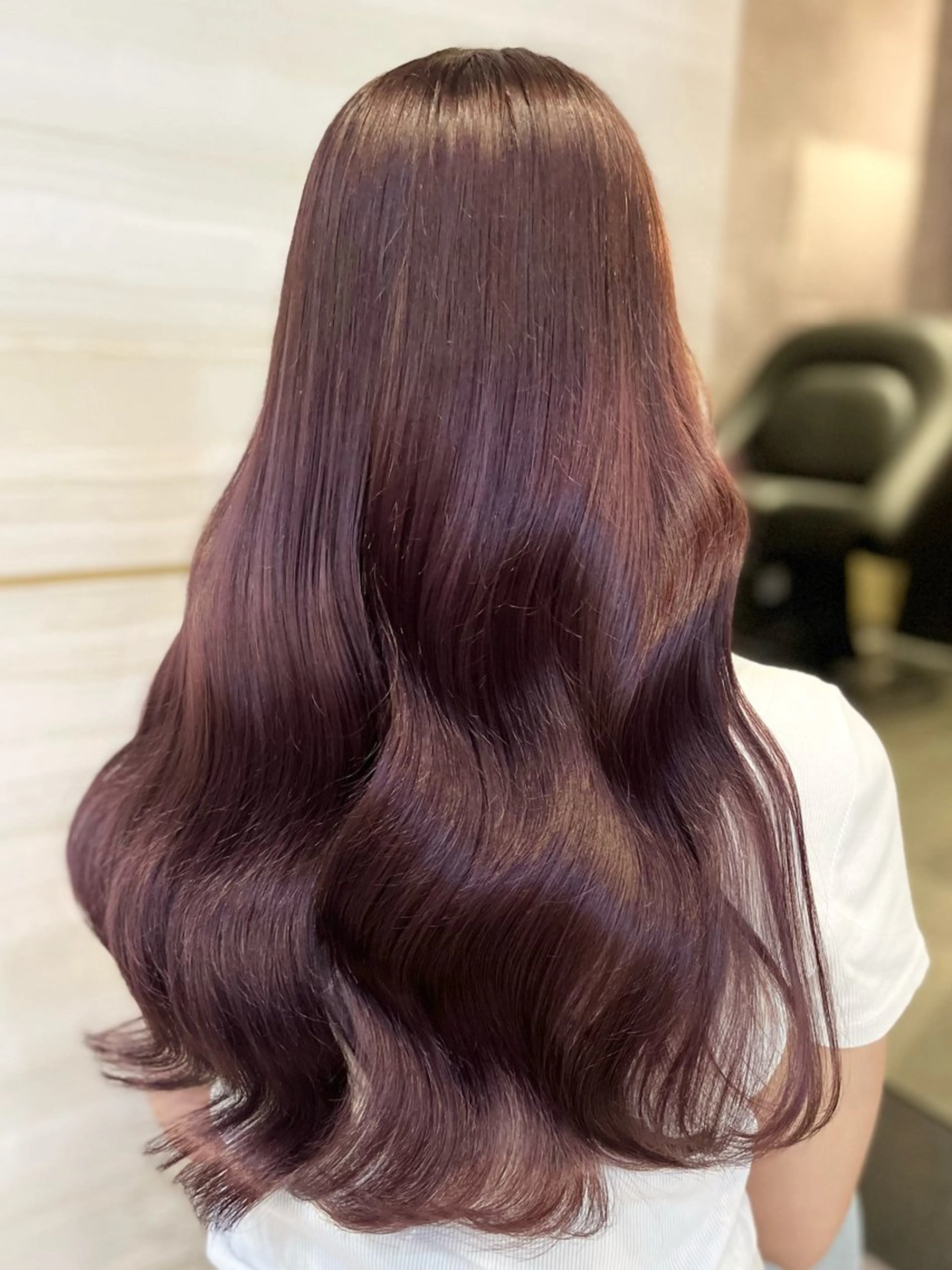 ロング カラー elubylovis mana💜のヘアスタイル