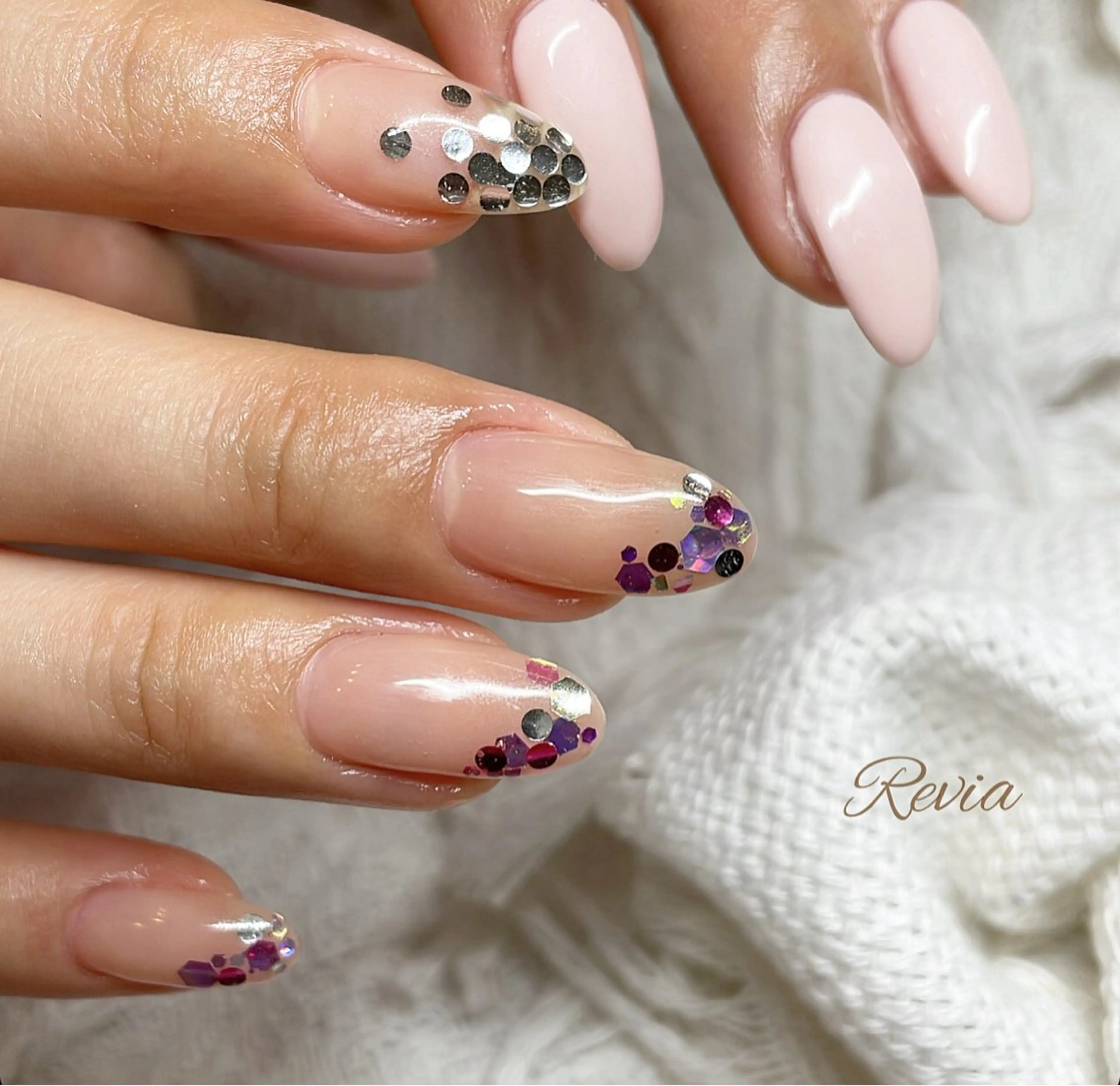 ネイル ハンドネイル revia所属・ERI Nailistのネイルデザイン