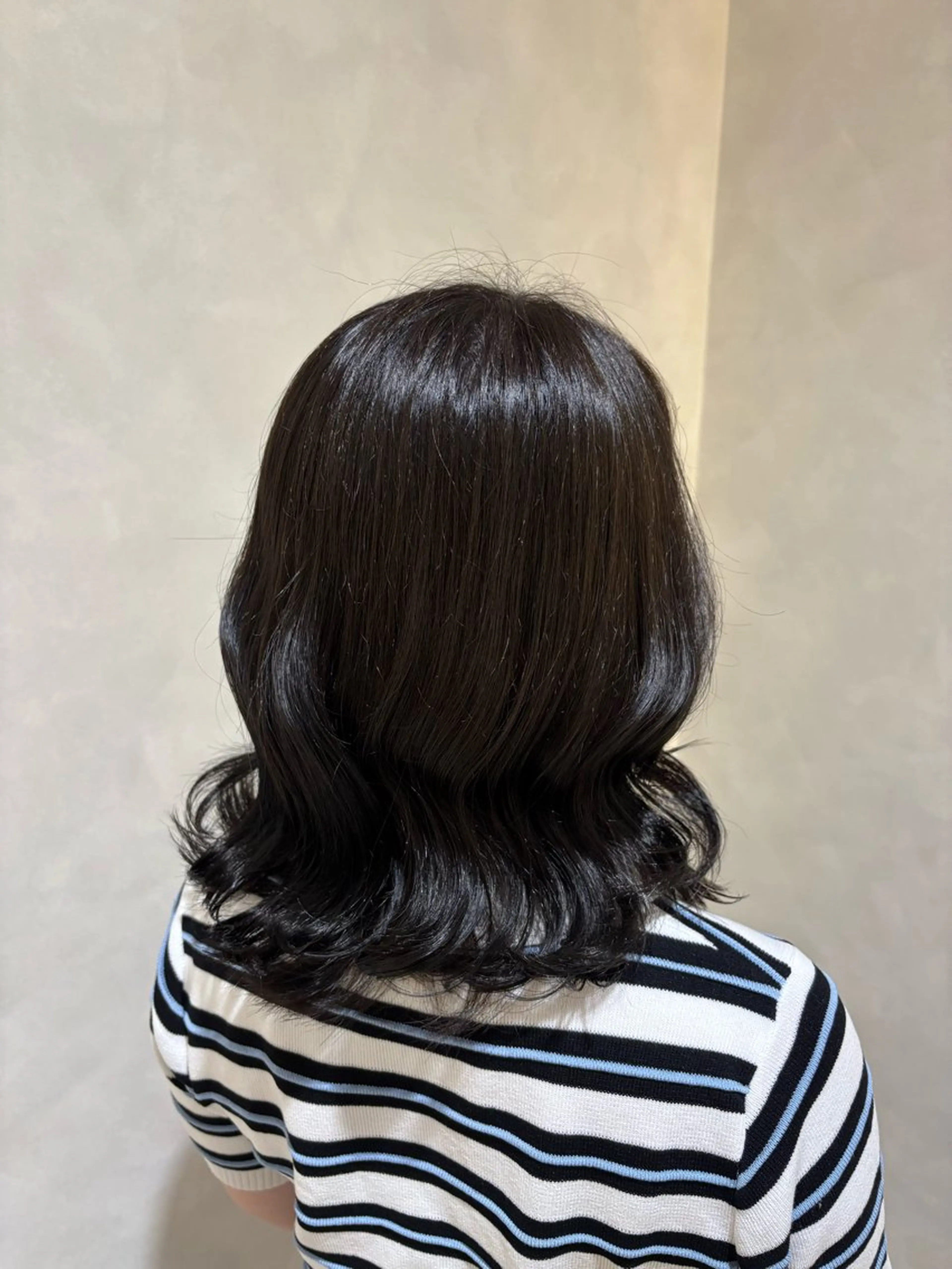 ミディアム ヘアカラー 笹川 聖奈のヘアスタイル