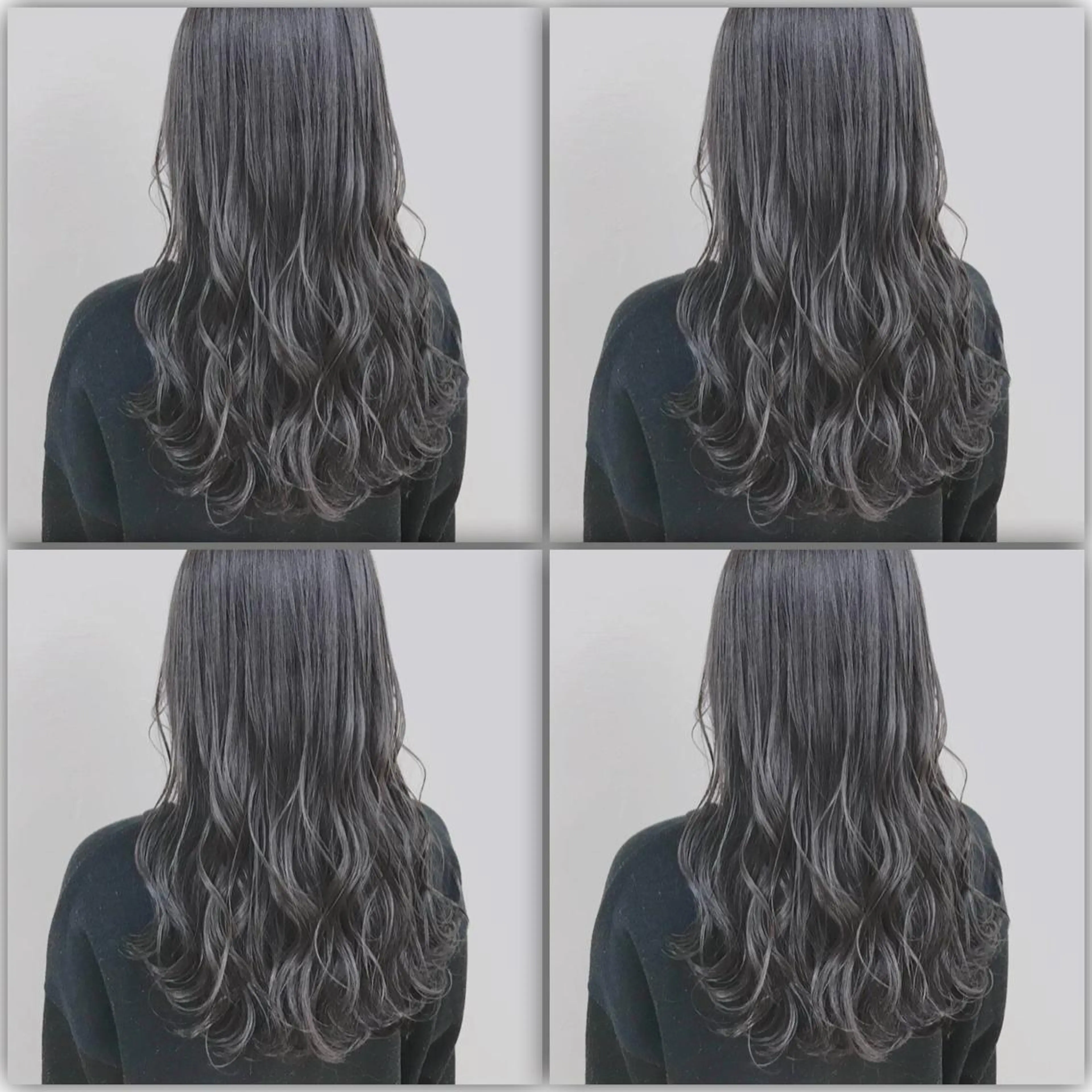 セミロング カラー ケアブリーチ 韓国レイヤーKYONのヘアスタイル
